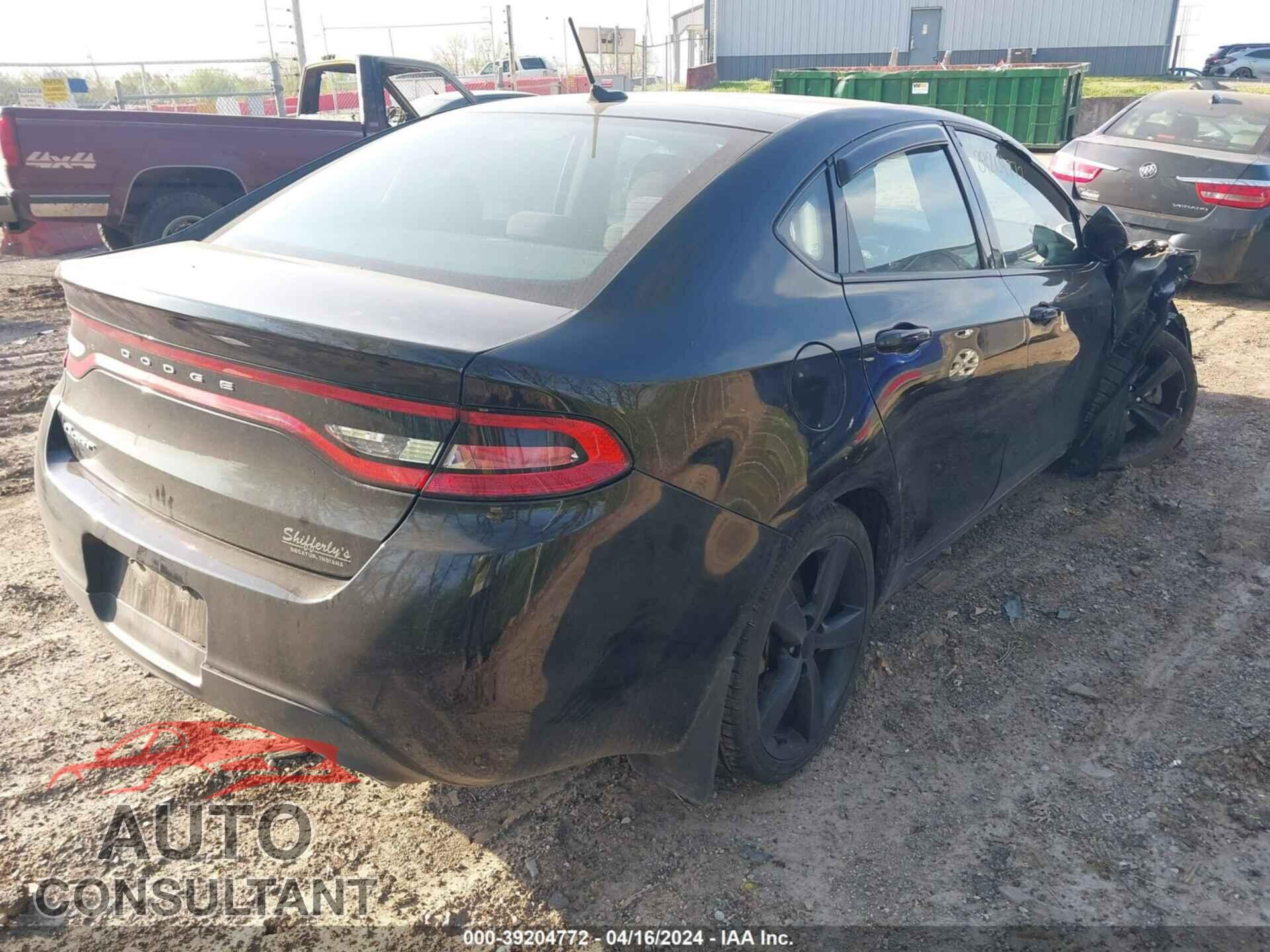DODGE DART 2015 - 1C3CDFBB0FD212602