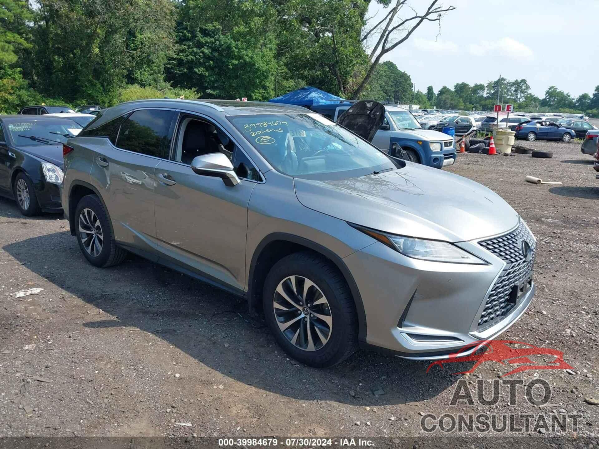 LEXUS RX 350 2020 - 2T2HZMDA9LC254296