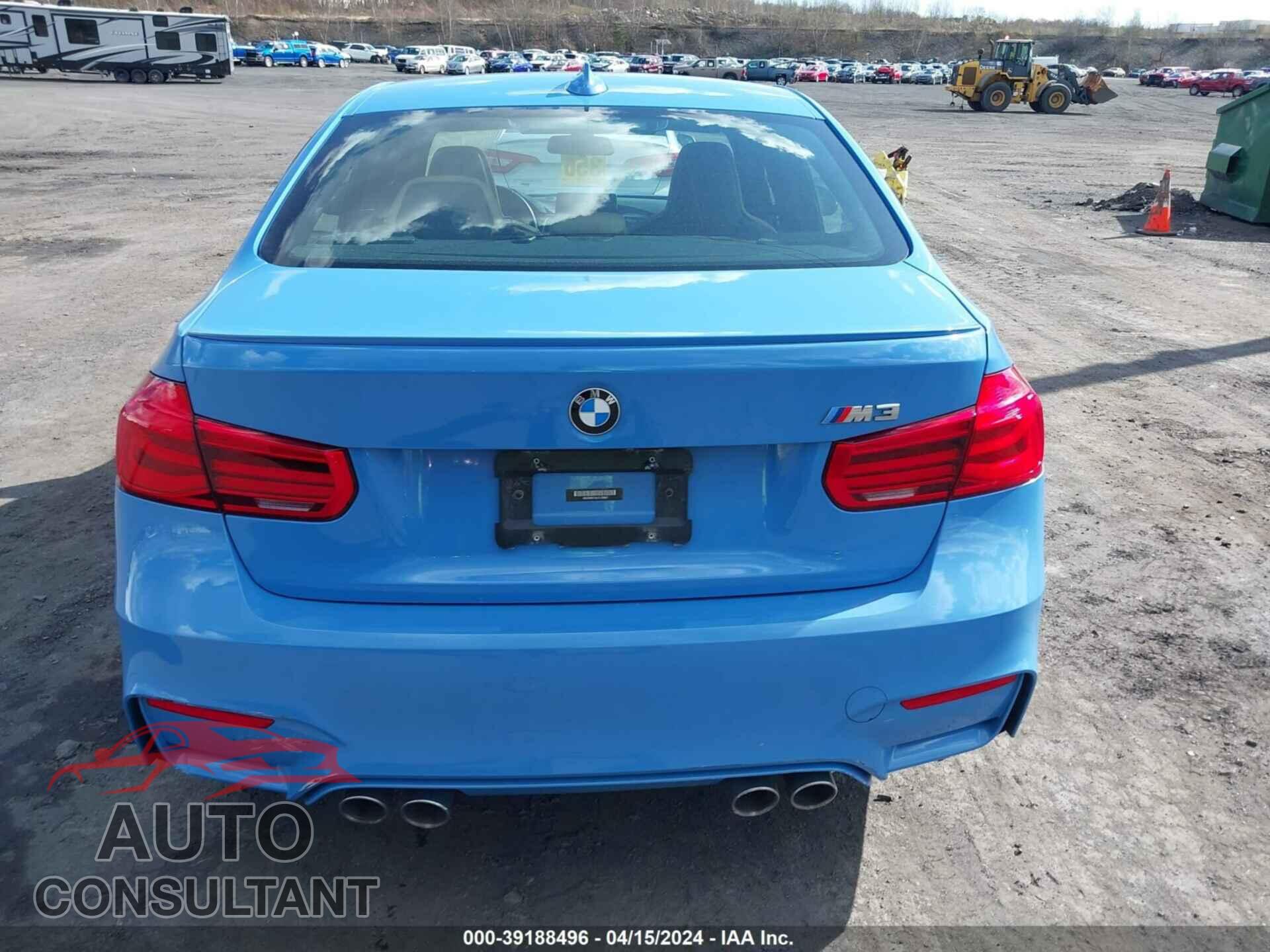 BMW M3 2018 - WBS8M9C54J5J78865