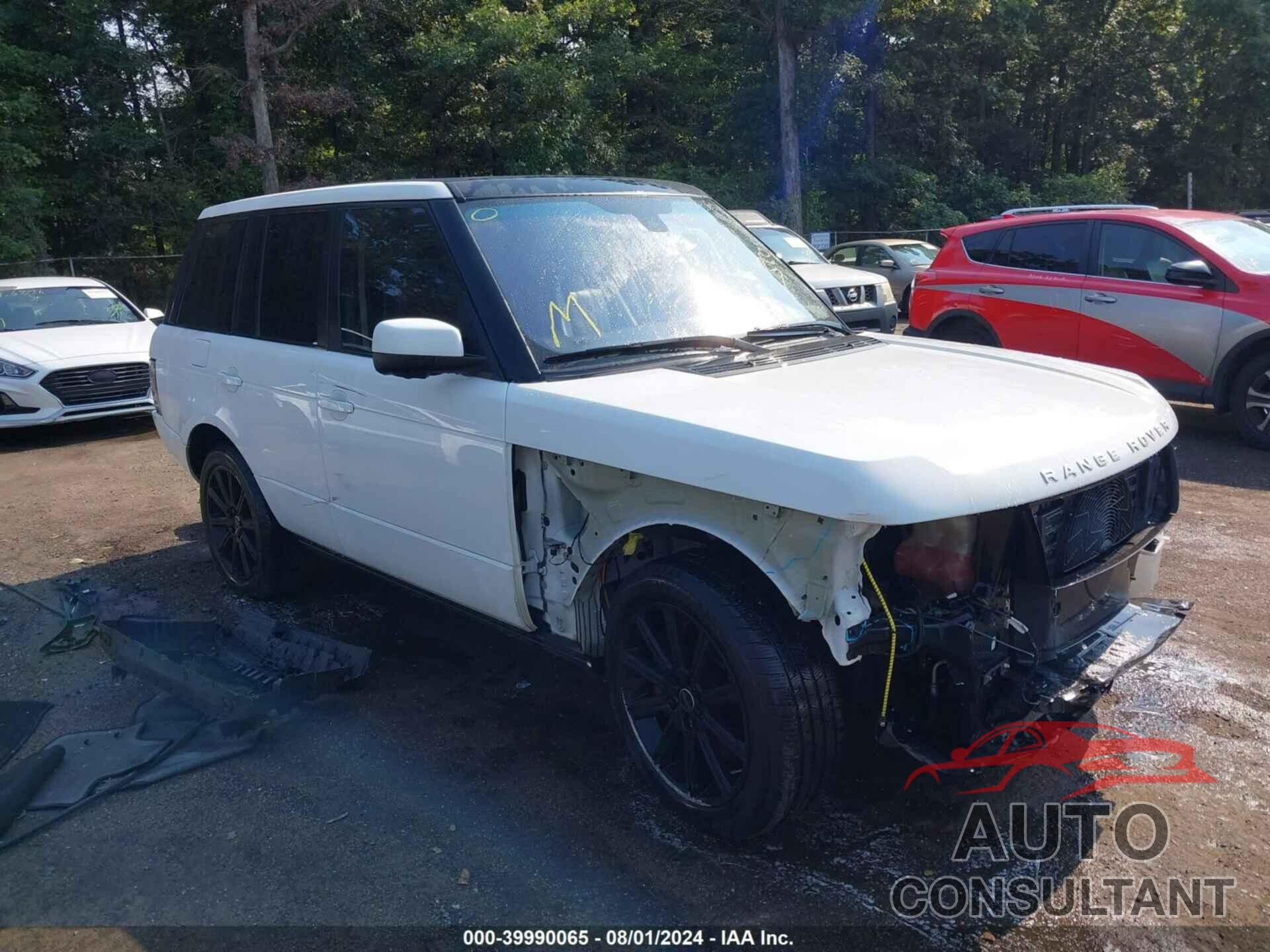 LAND ROVER RANGE ROVER 2012 - SALMF1E49CA361588