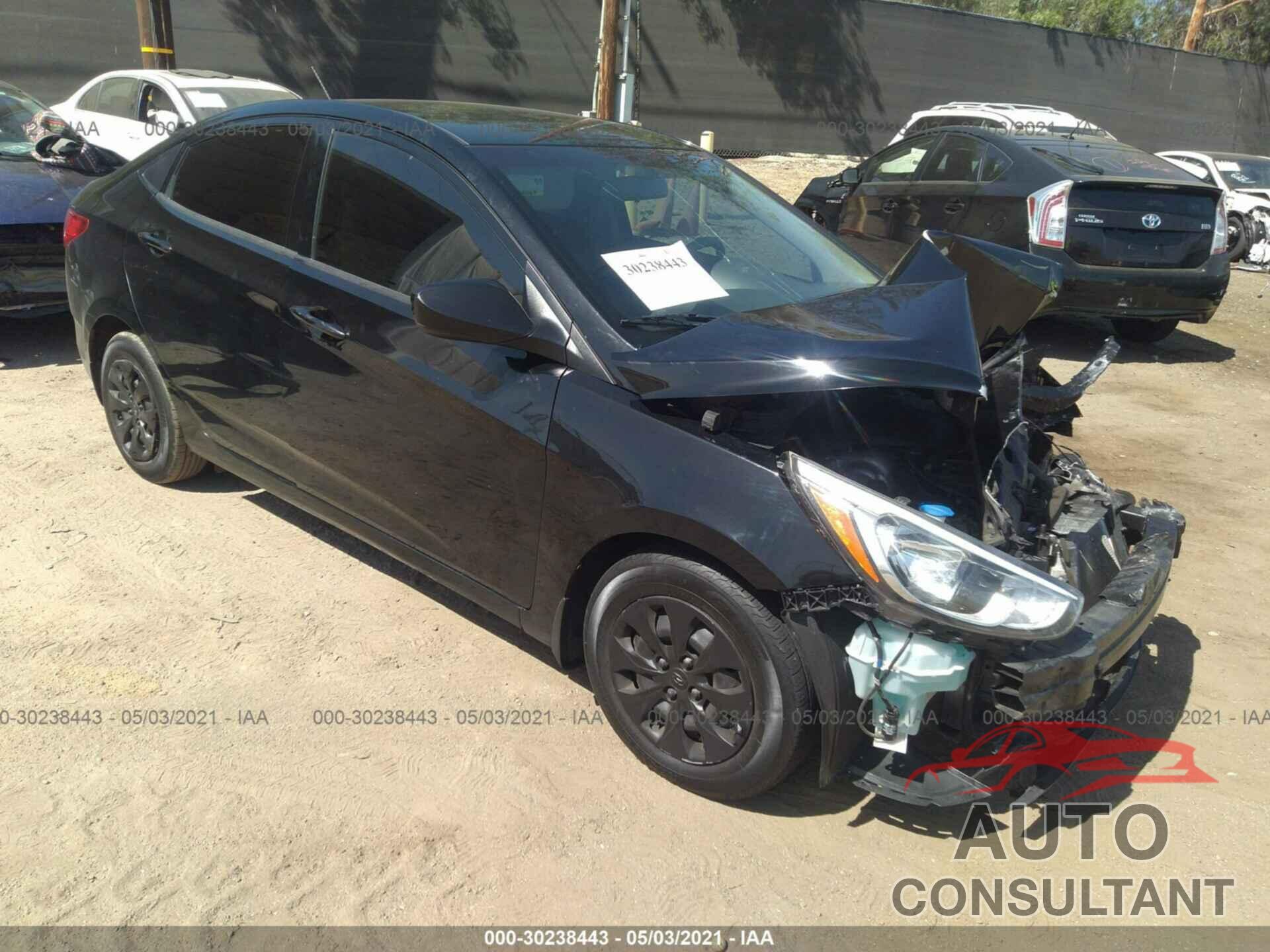 HYUNDAI ACCENT 2017 - KMHCT4AE3HU356903
