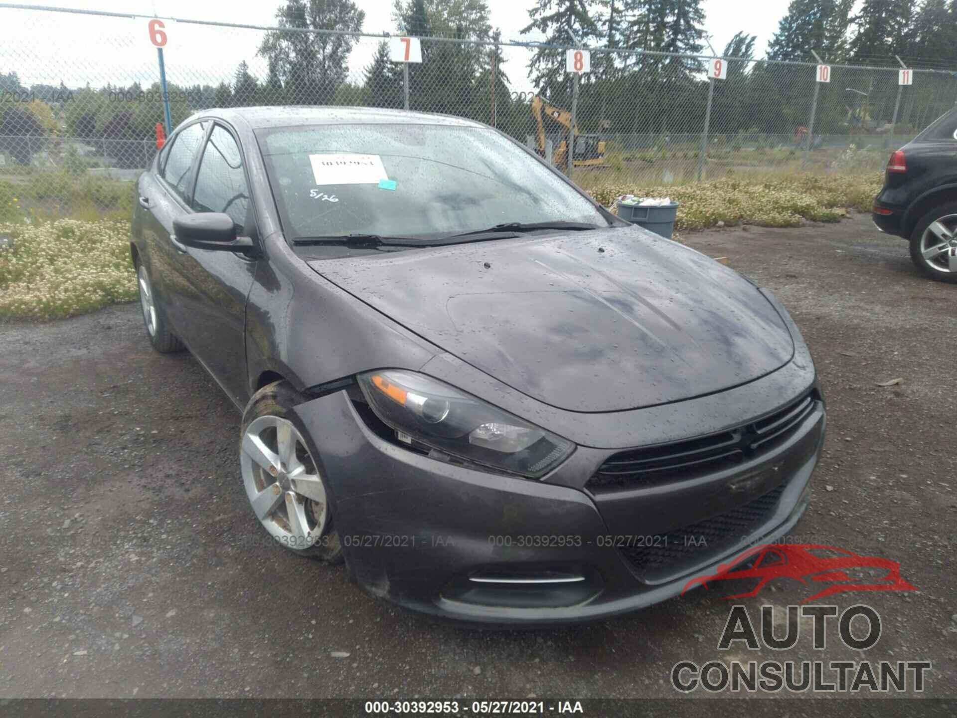 DODGE DART 2016 - 1C3CDFBB6GD694574