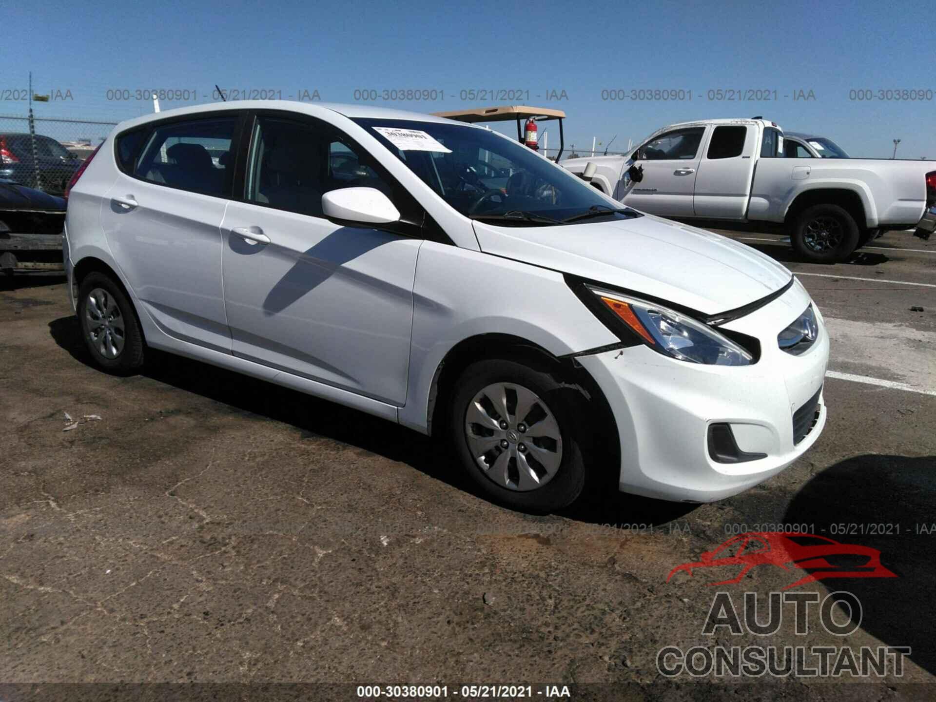 HYUNDAI ACCENT 2016 - KMHCT5AE0GU273580