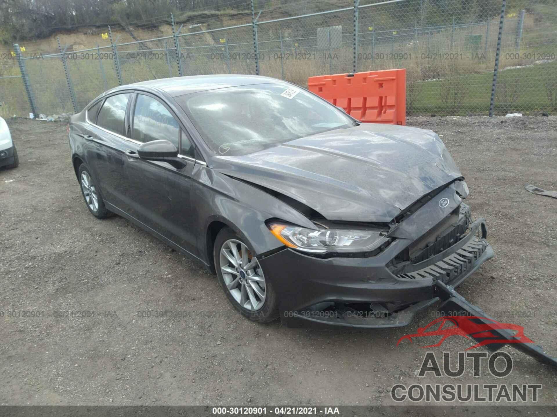 FORD FUSION 2017 - 3FA6P0H72HR181689