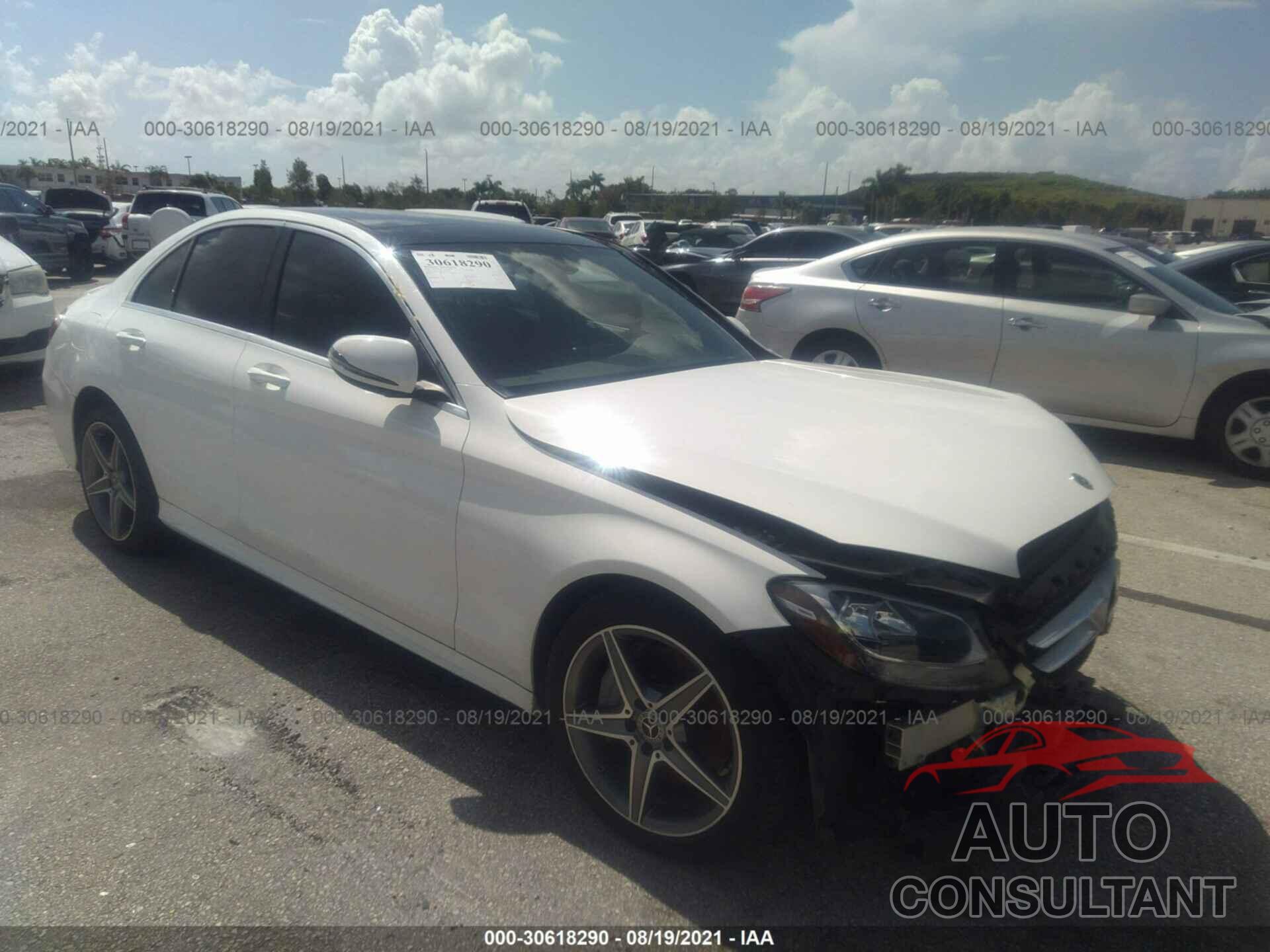 MERCEDES-BENZ C-CLASS 2018 - WDDWF4JB9JR348219