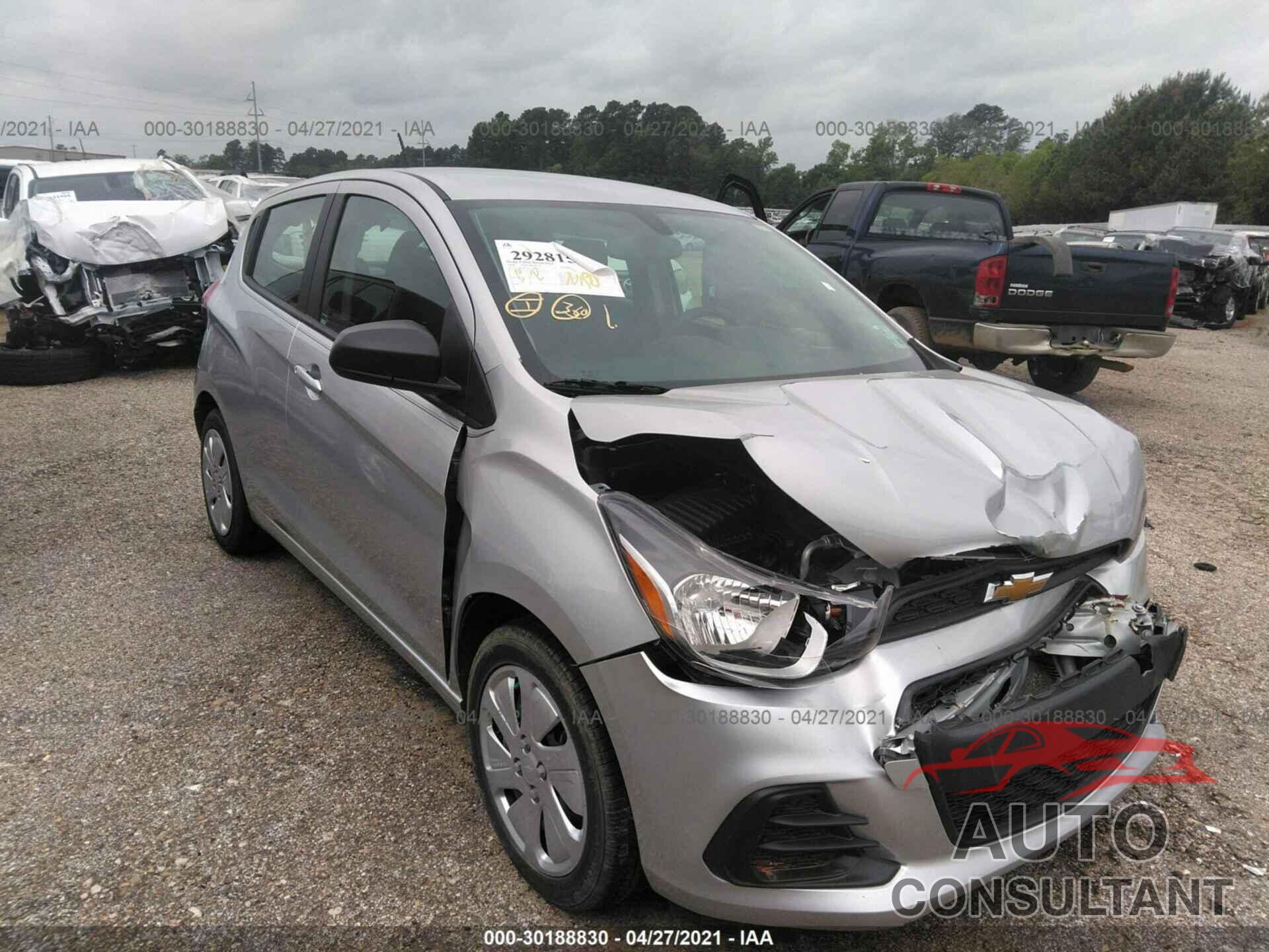 CHEVROLET SPARK 2018 - KL8CB6SA0JC460364