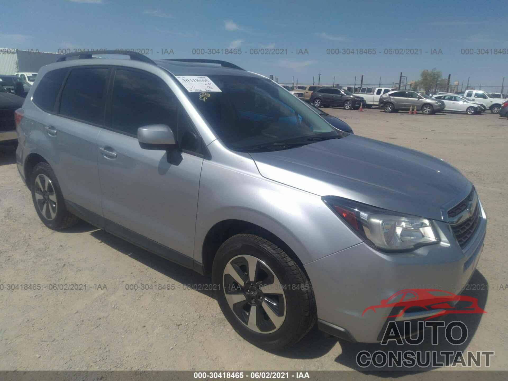 SUBARU FORESTER 2018 - JF2SJAGCXJH487823