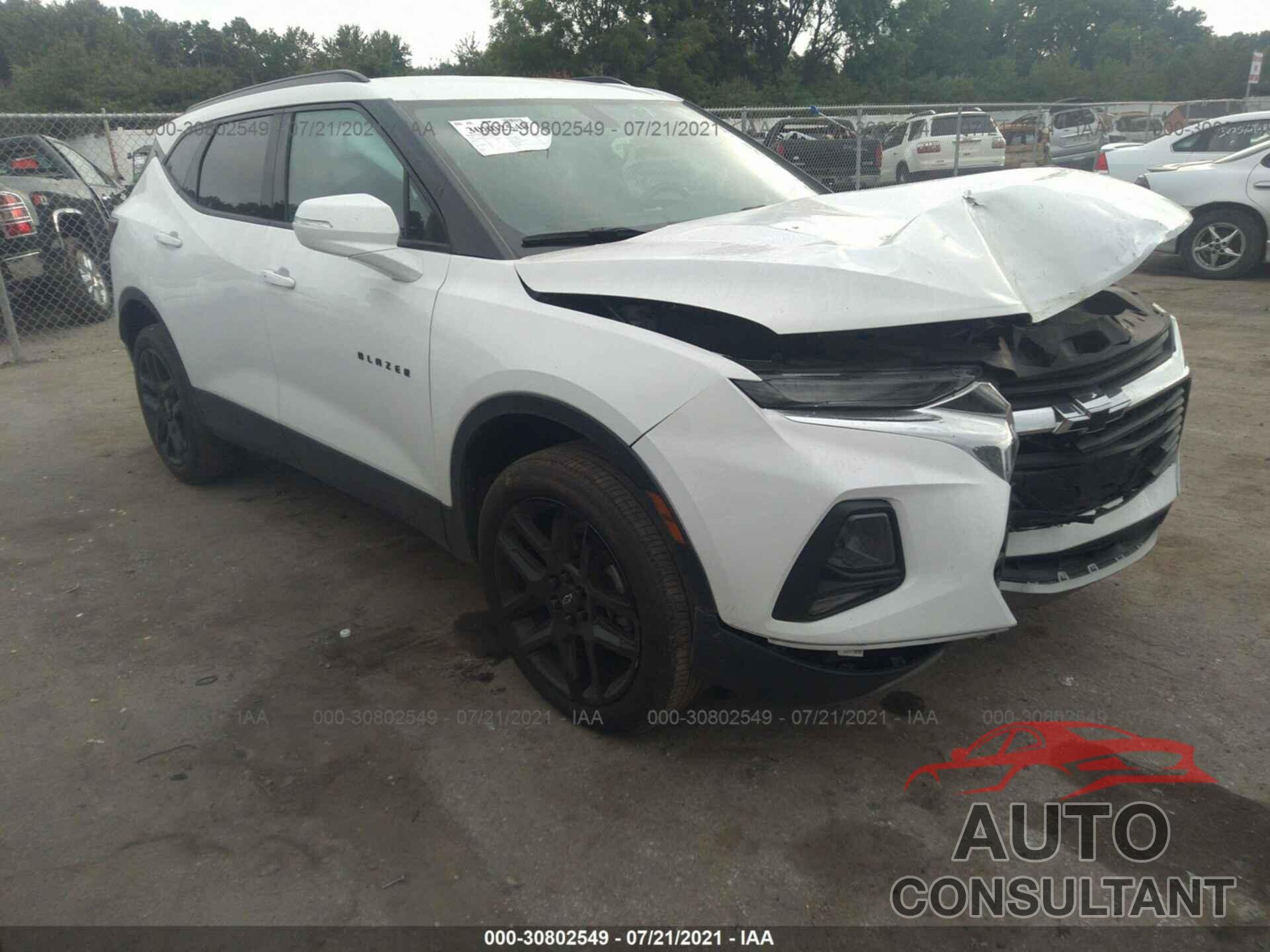 CHEVROLET BLAZER 2020 - 3GNKBBRA2LS542974