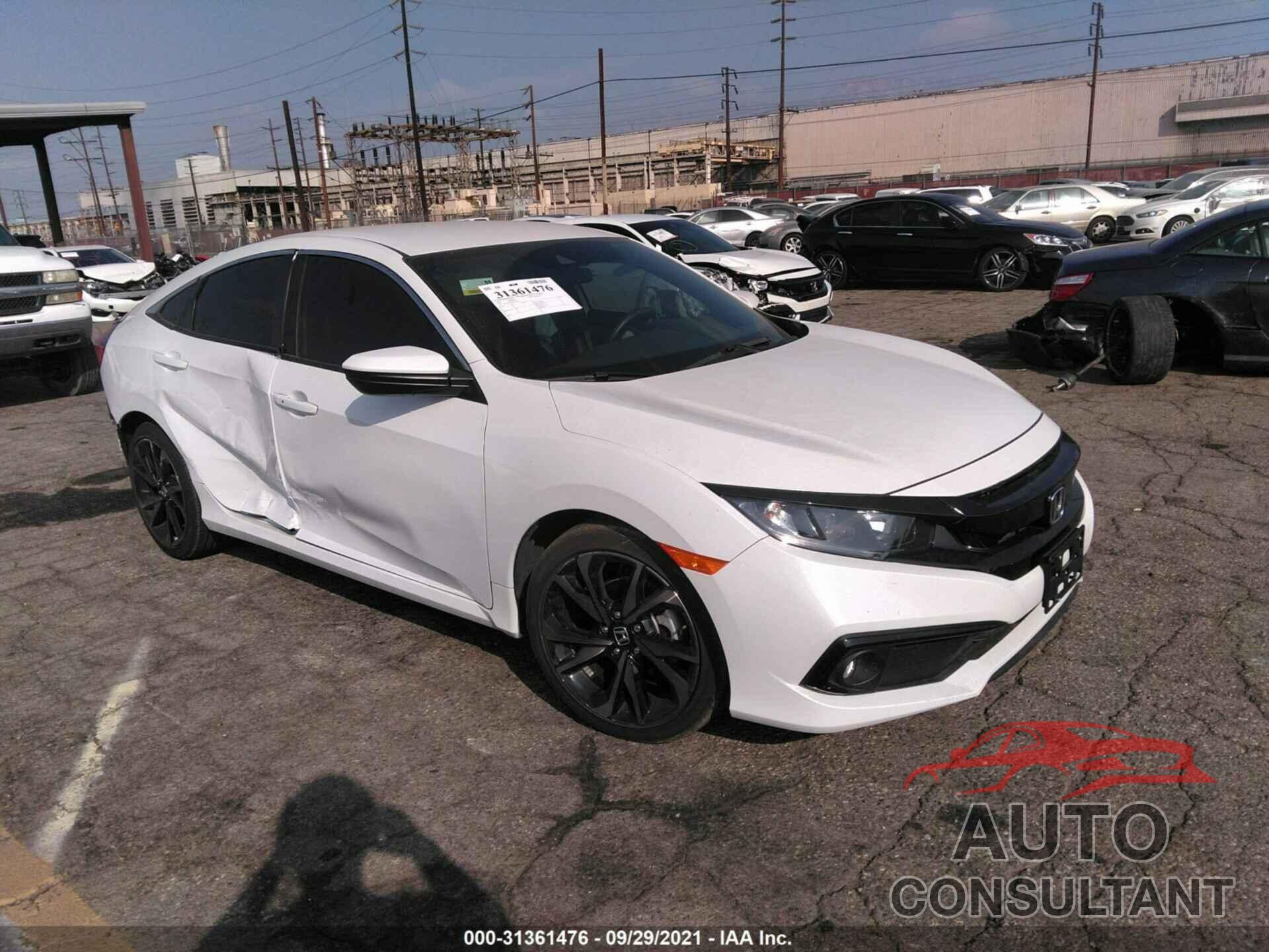 HONDA CIVIC SEDAN 2021 - 2HGFC2F84MH541811