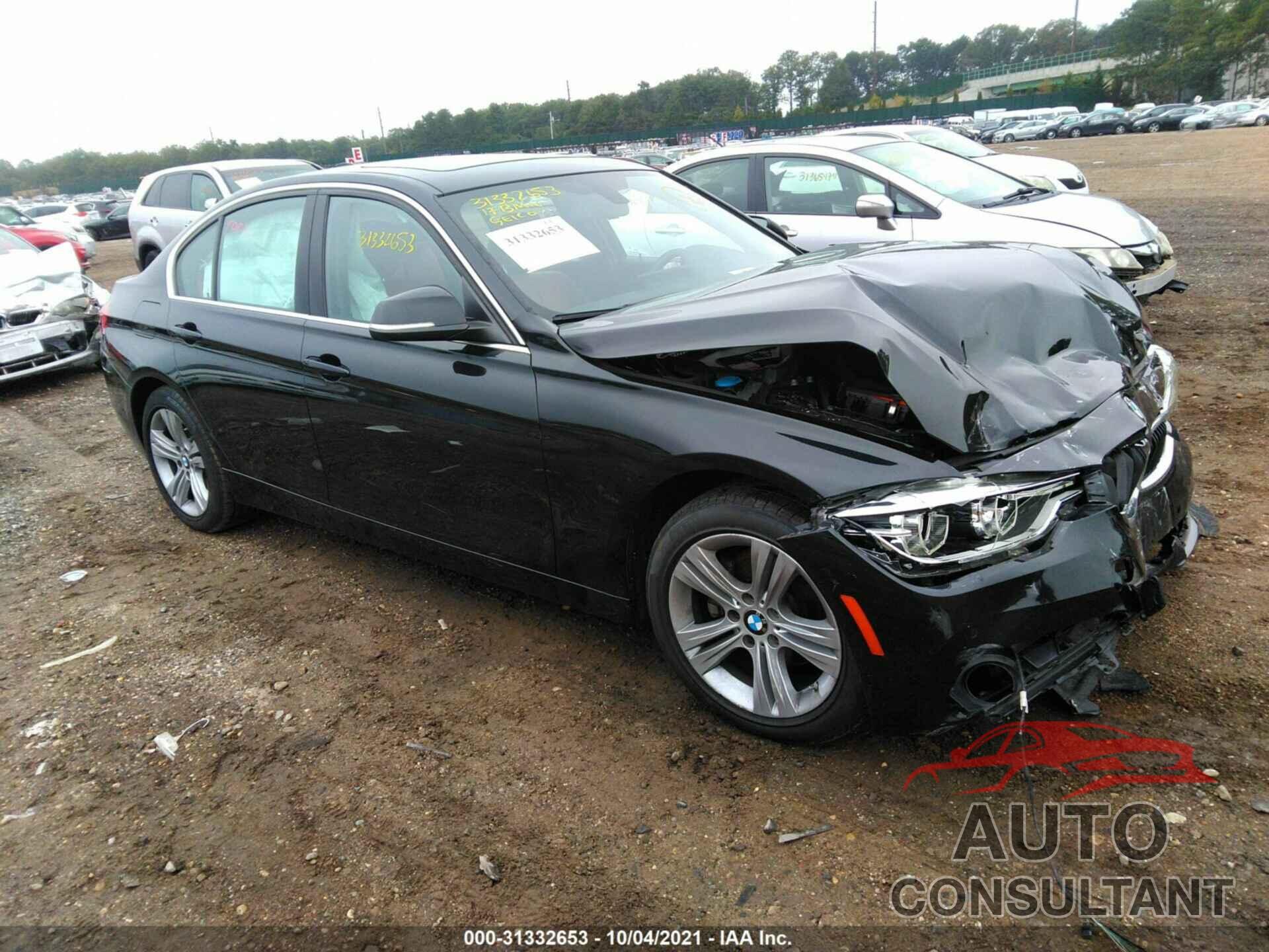 BMW 3 SERIES 2017 - WBA8D9G34HNU66599