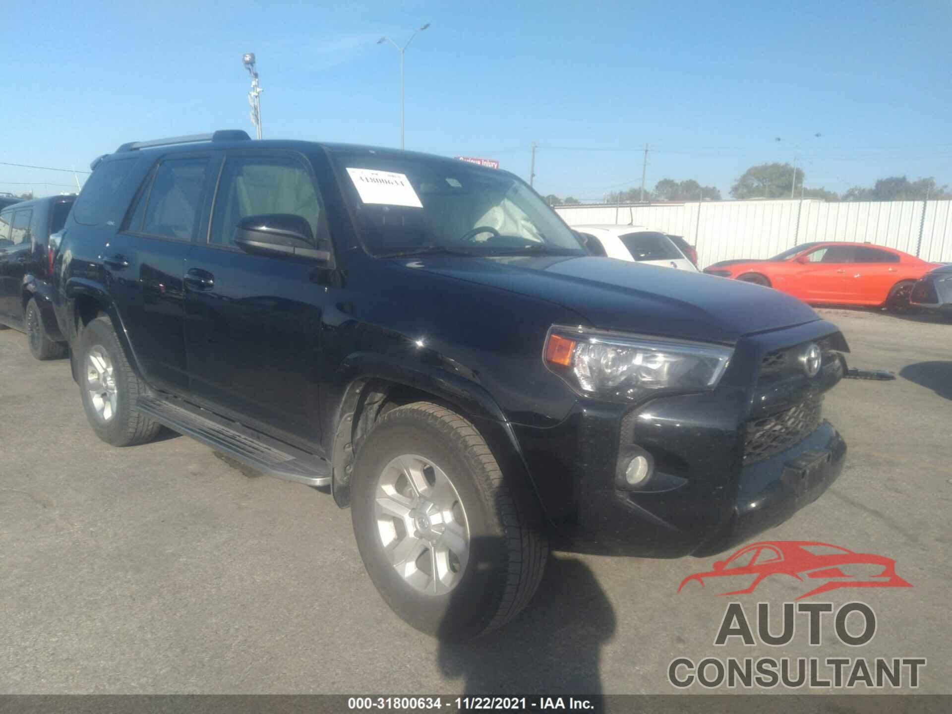 TOYOTA 4RUNNER 2019 - JTEZU5JR0K5212288