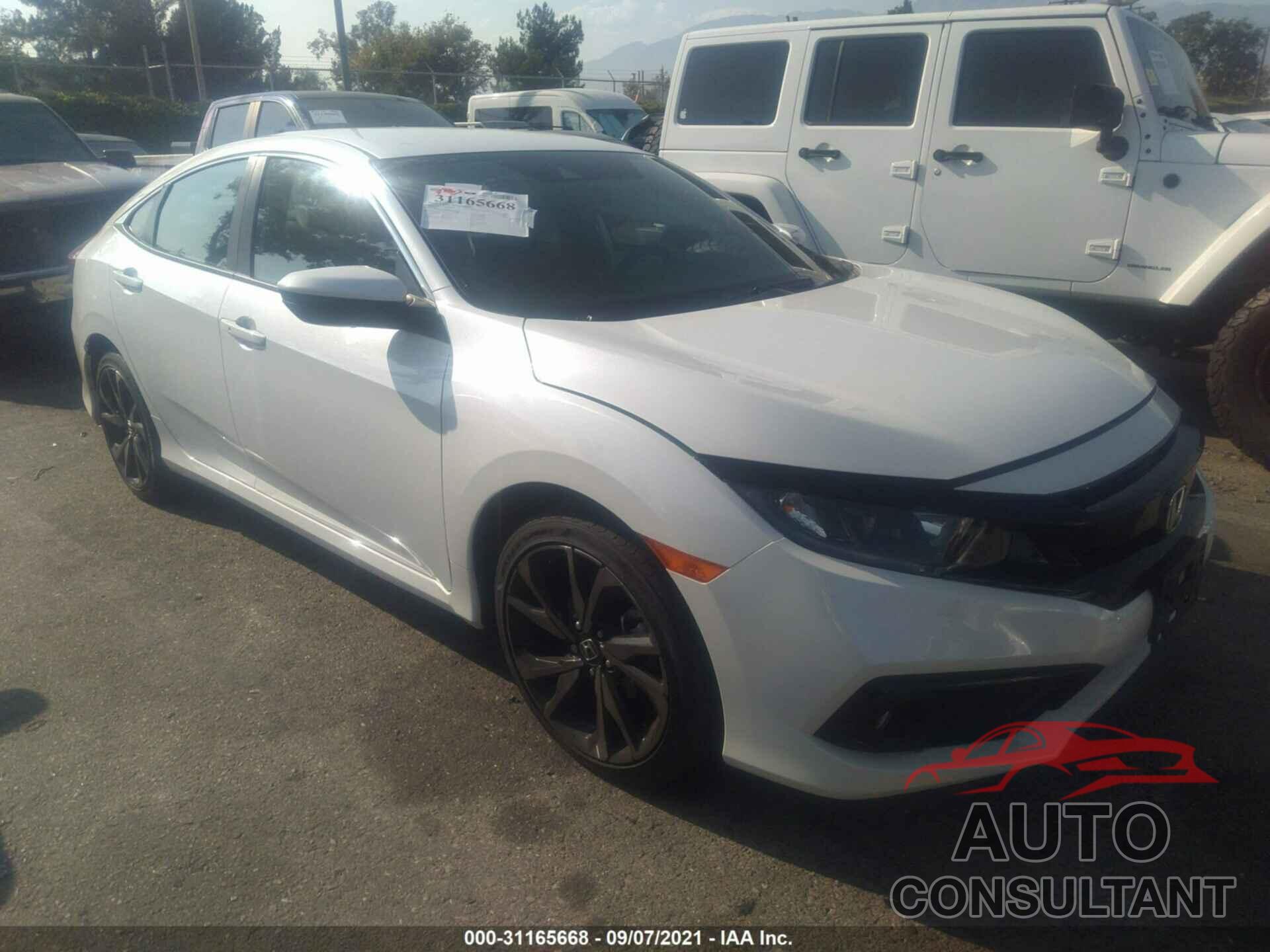 HONDA CIVIC SEDAN 2020 - 2HGFC2F80LH585299