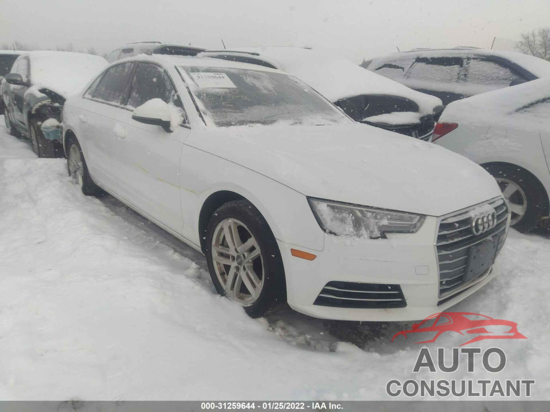 AUDI A4 2017 - WAUANAF42HN038007