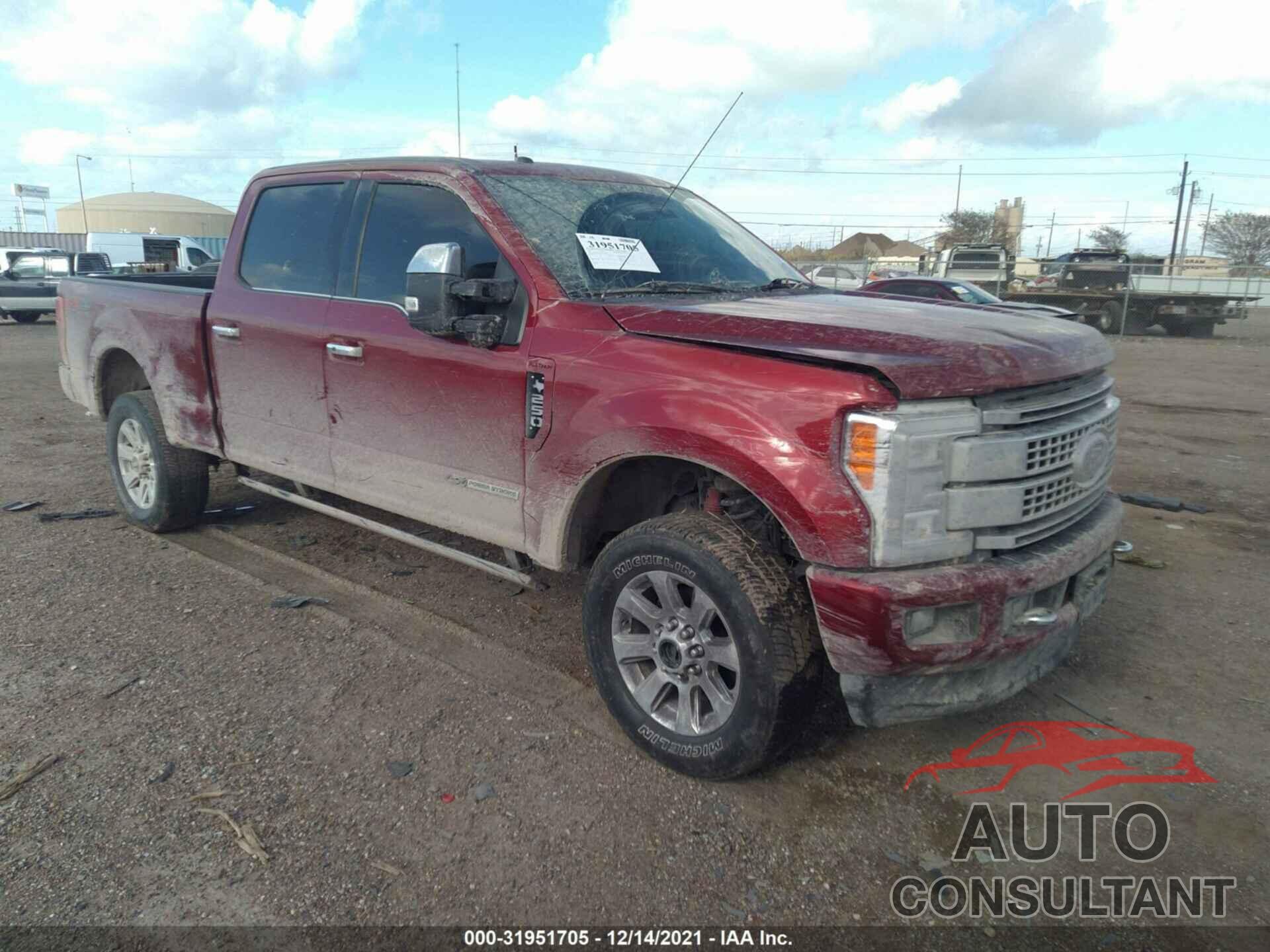 FORD SUPER DUTY F-250 SRW 2017 - 1FT7W2BT9HEF34483