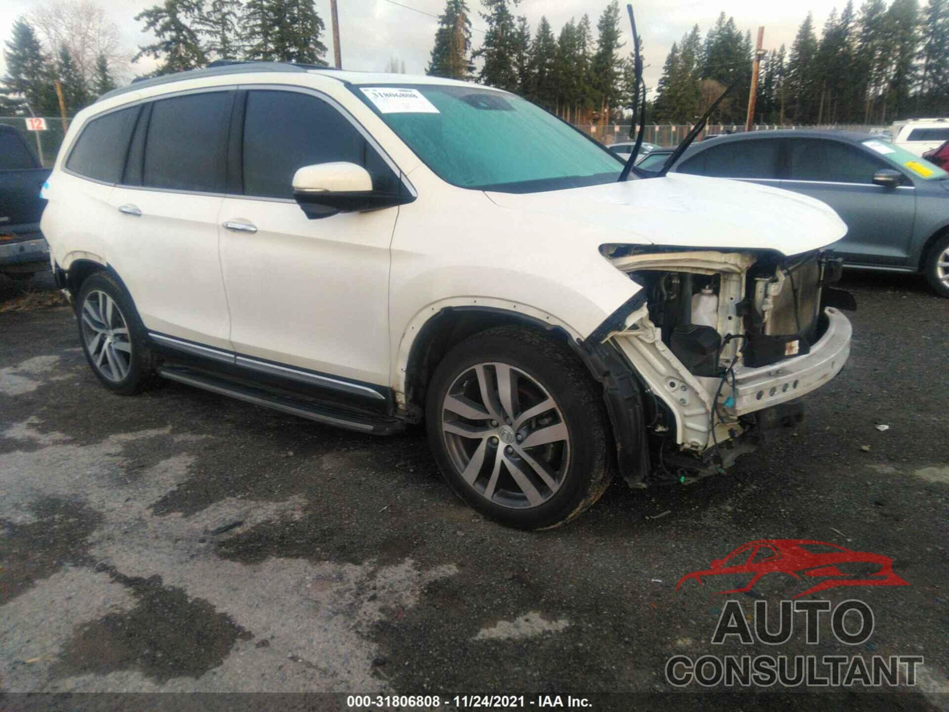 HONDA PILOT 2016 - 5FNYF6H94GB084391