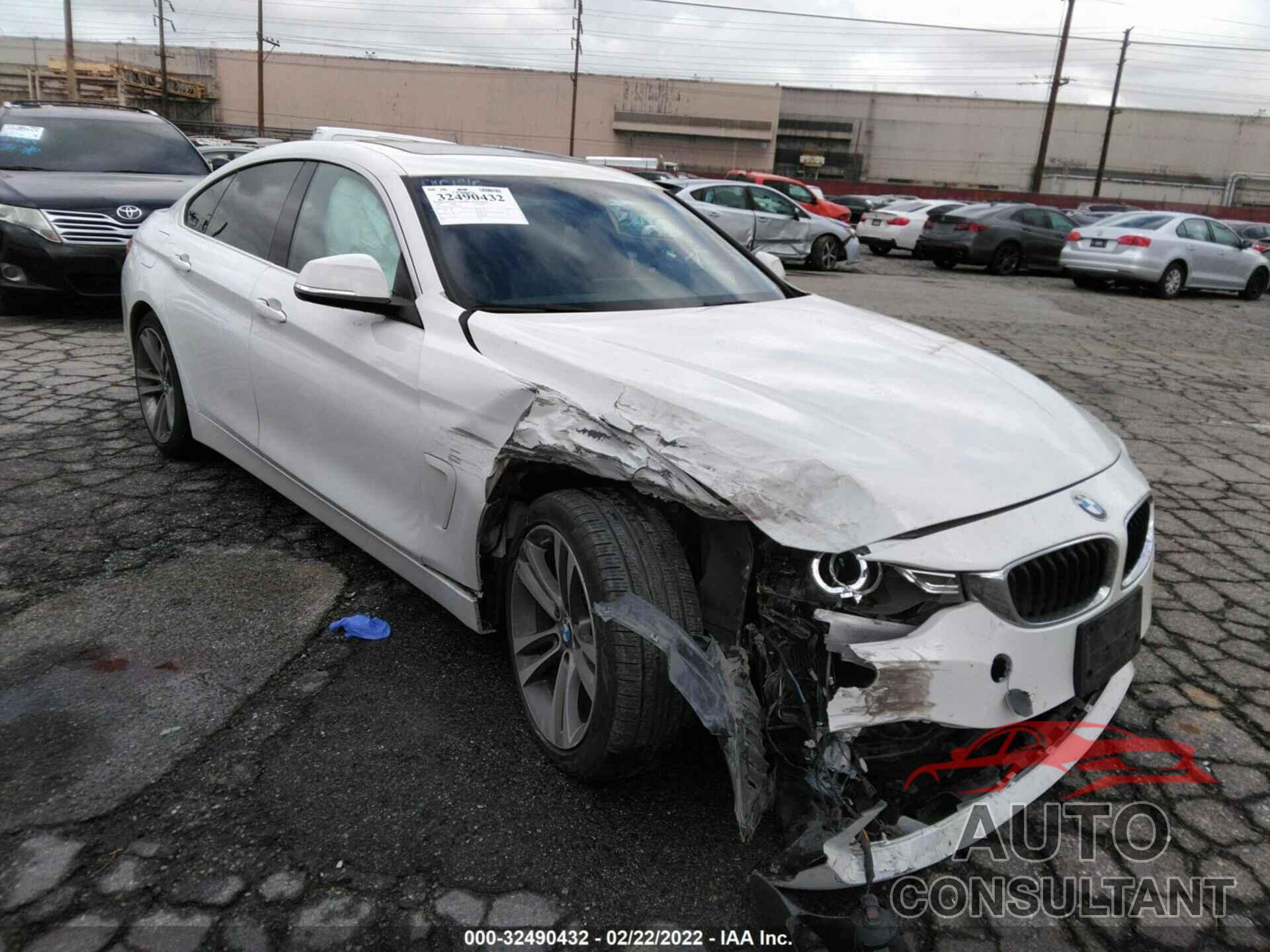 BMW 4 SERIES 2016 - WBA4A9C51GGL87747