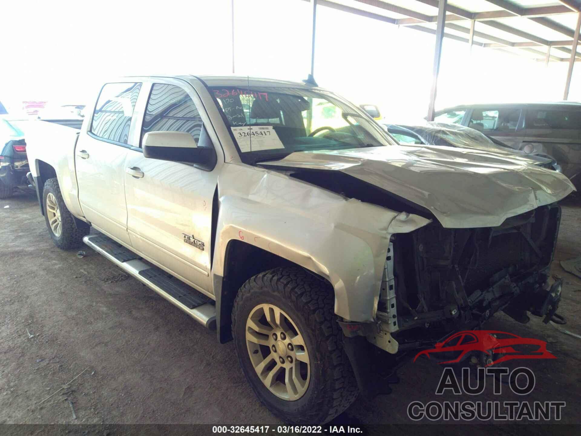 CHEVROLET SILVERADO 1500 2016 - 3GCUKREC0GG255109