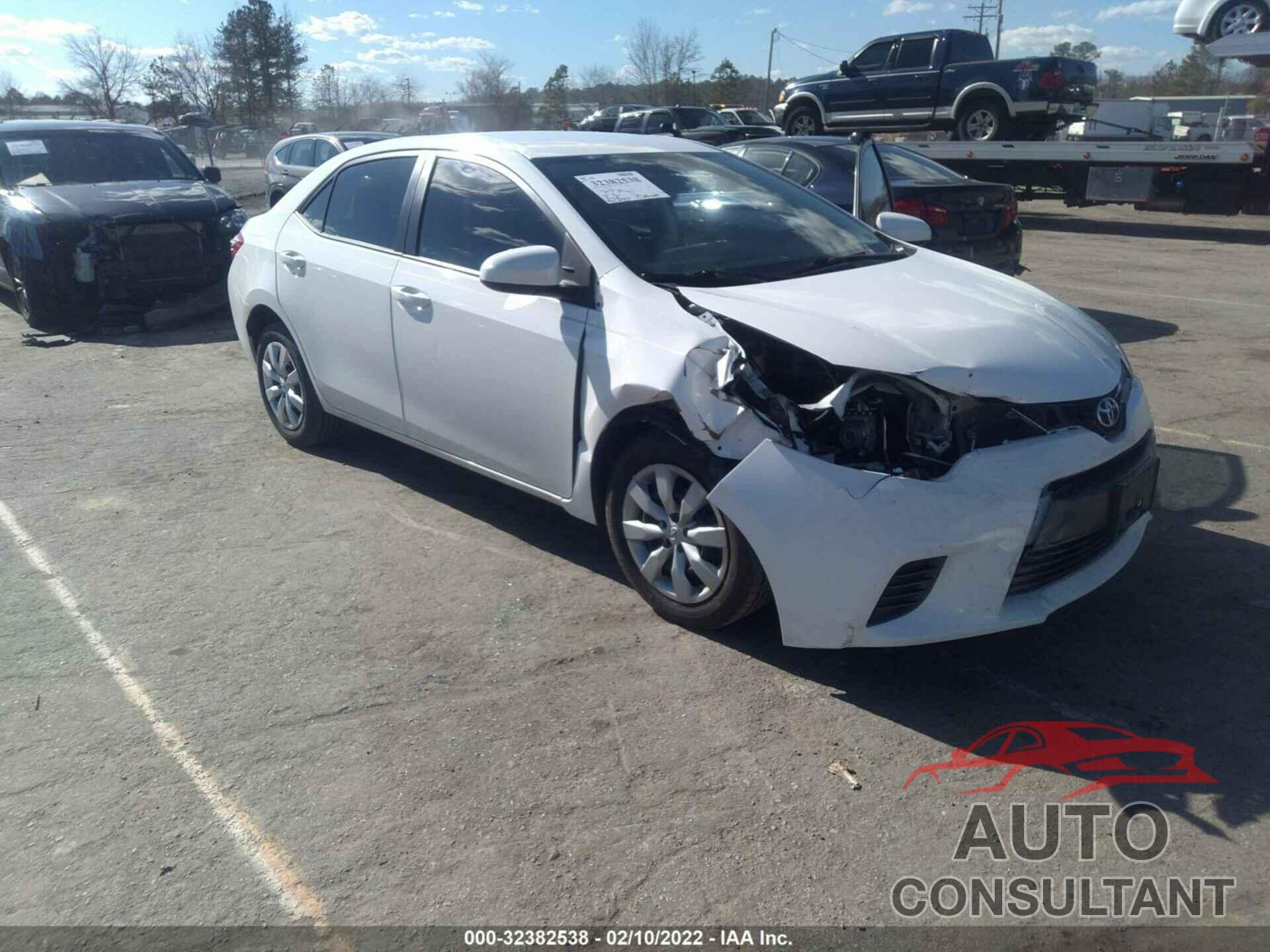TOYOTA COROLLA 2016 - 5YFBURHE8GP537555
