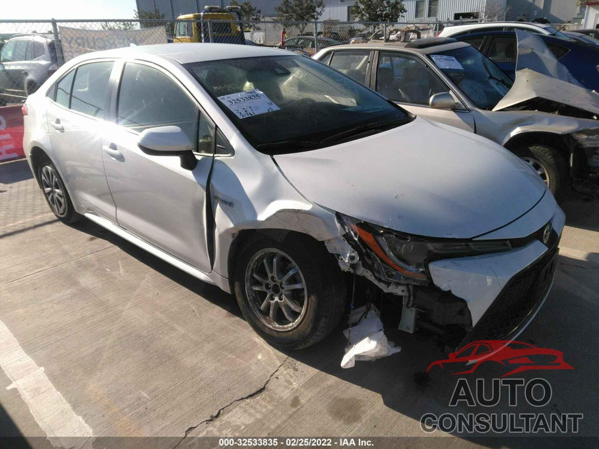 TOYOTA COROLLA 2021 - JTDEAMDE7MJ032461