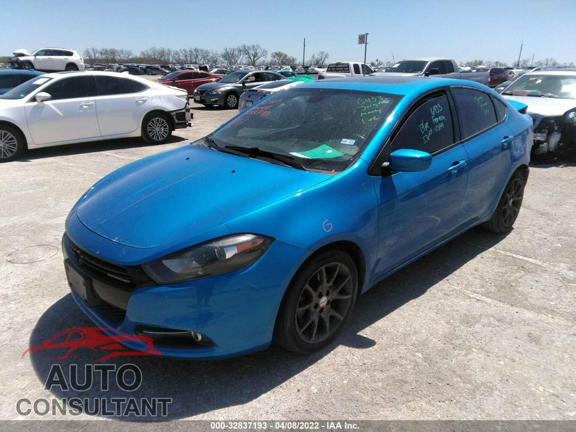 DODGE DART 2016 - 1C3CDFBB4GD565166
