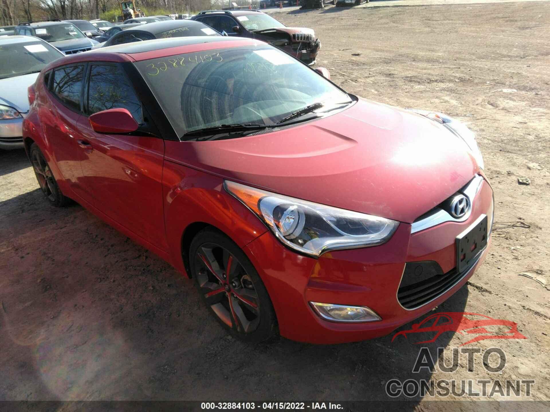 HYUNDAI VELOSTER 2017 - KMHTC6AD1HU322185