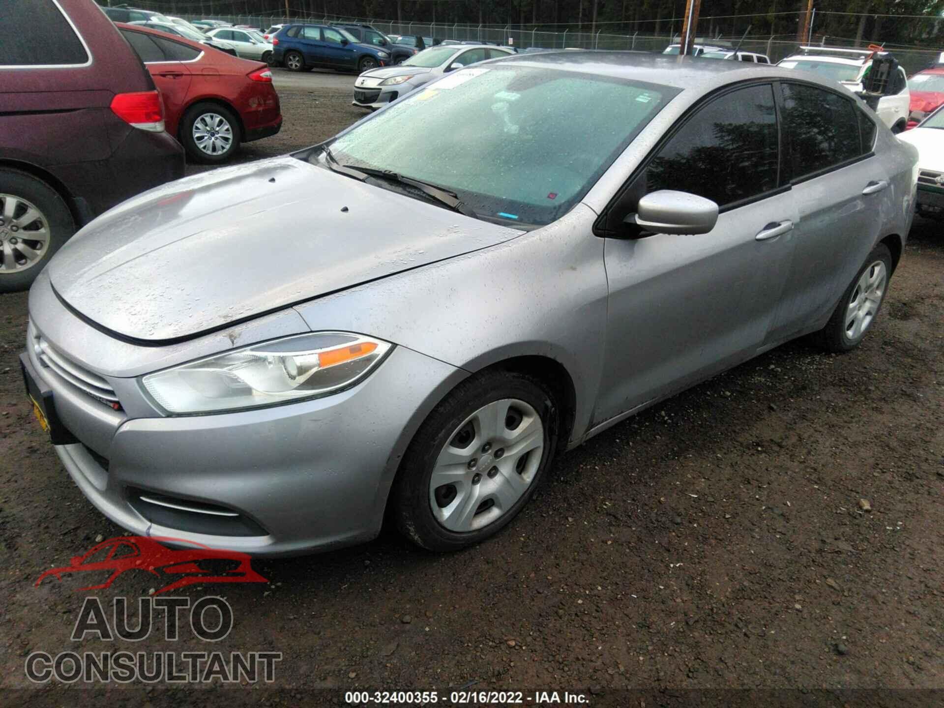 DODGE DART 2016 - 1C3CDFAA7GD540285