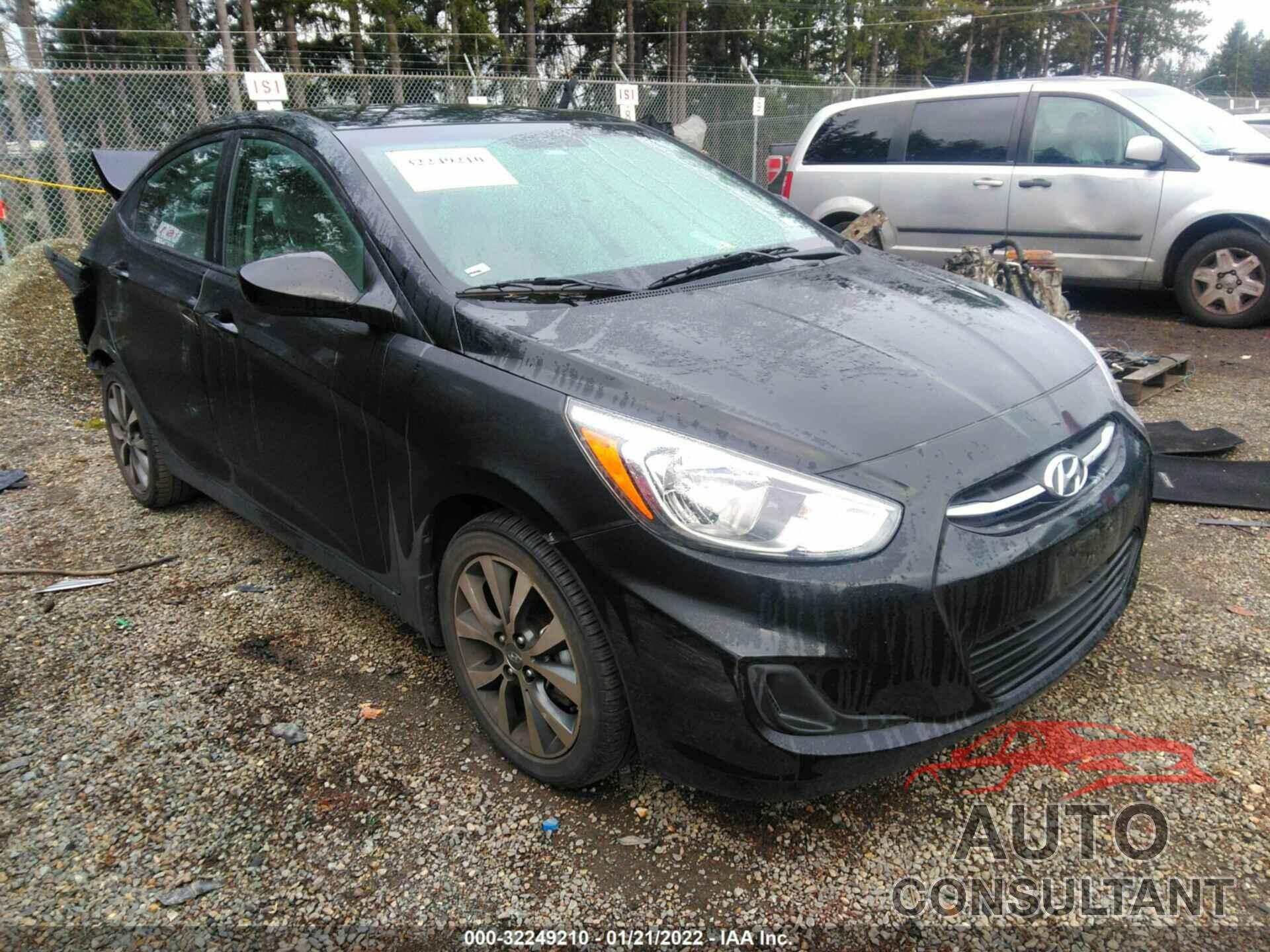 HYUNDAI ACCENT 2017 - KMHCT4AE4HU353718