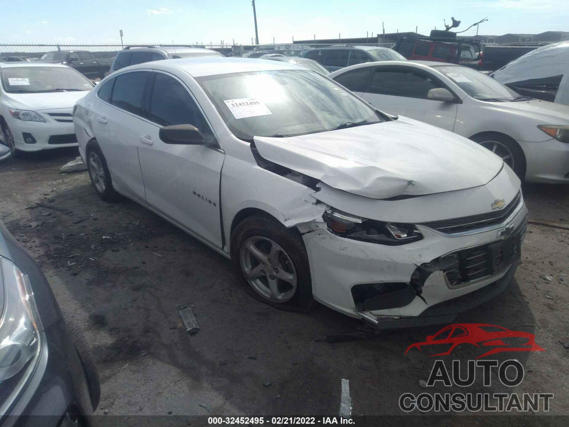 CHEVROLET MALIBU 2016 - 1G1ZB5ST1GF200181