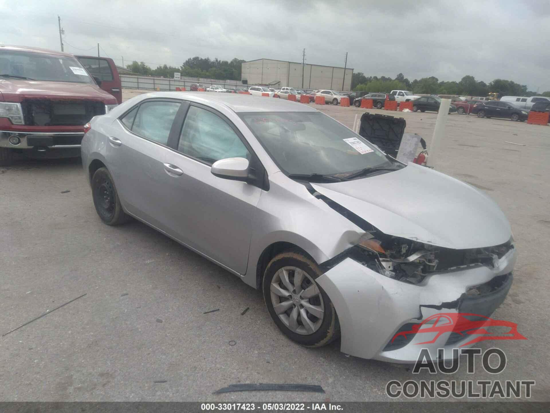 TOYOTA COROLLA 2016 - 2T1BURHE6GC660304