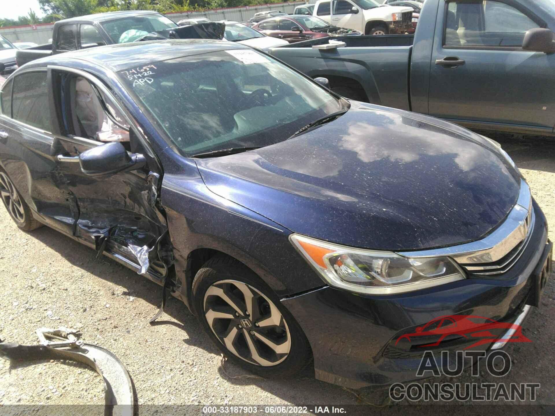 HONDA ACCORD SEDAN 2016 - 1HGCR2F88GA120324