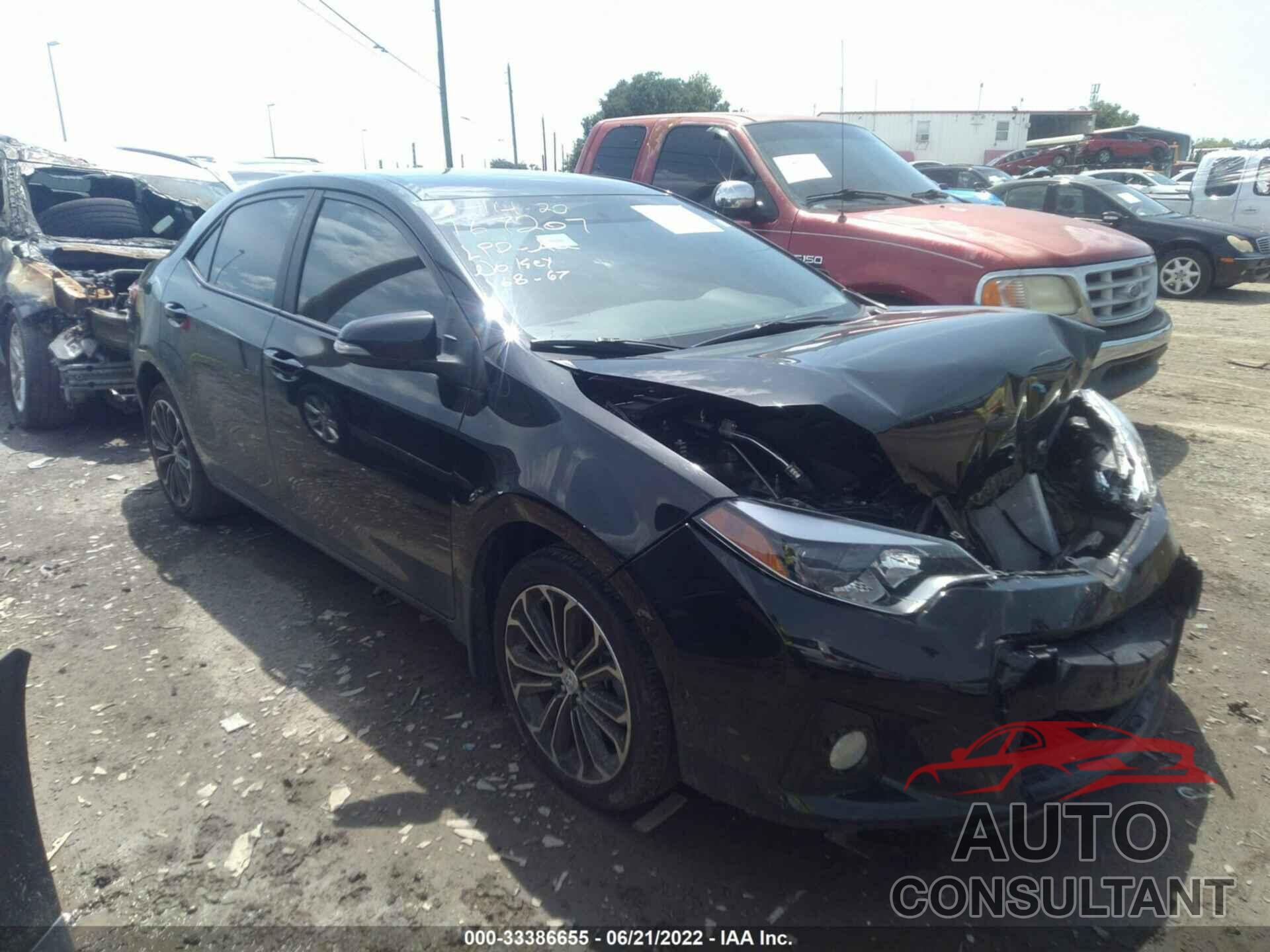 TOYOTA COROLLA 2016 - 5YFBURHE3GP491715
