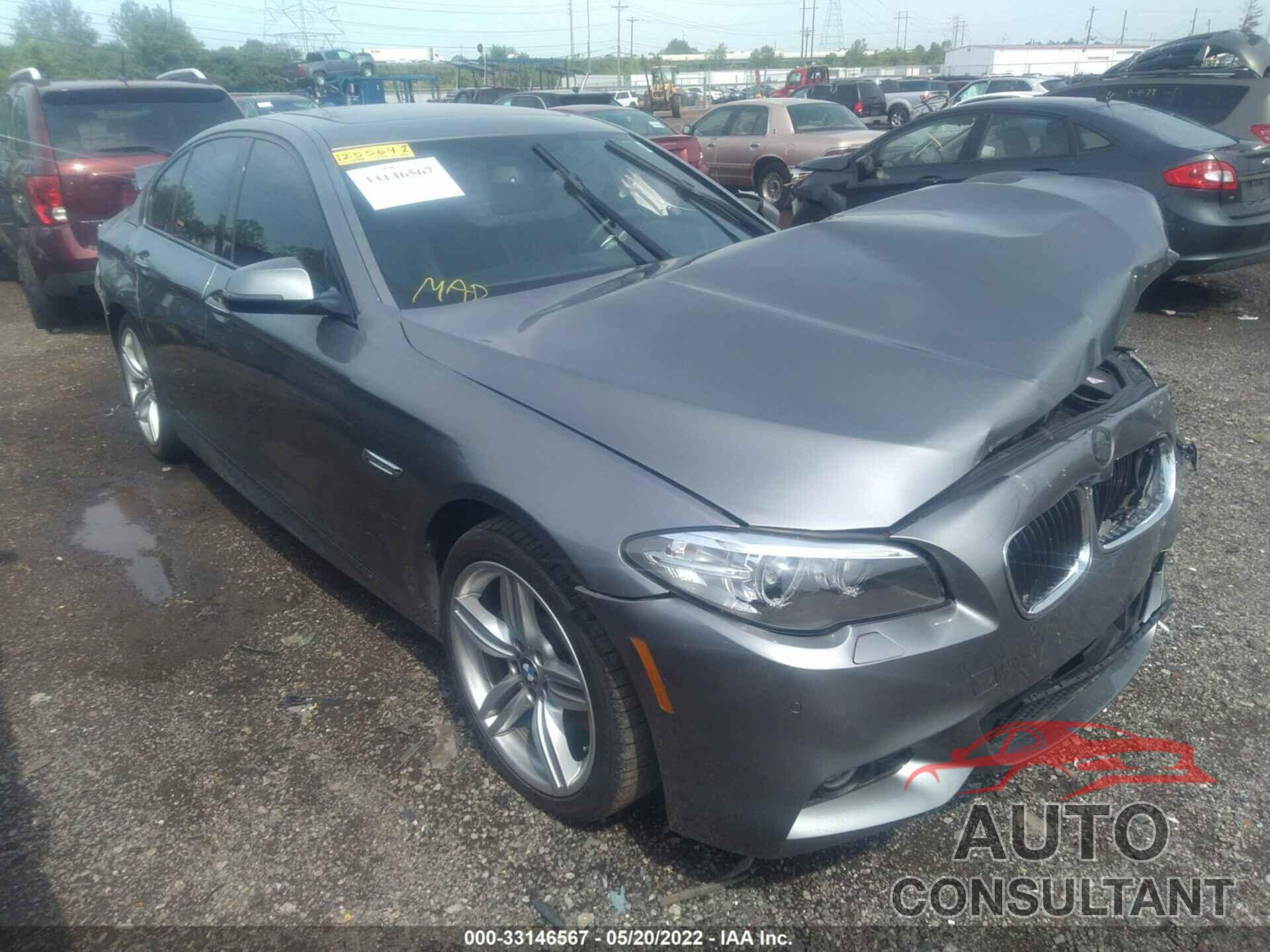 BMW 5 SERIES 2016 - WBA5B3C52GG255692