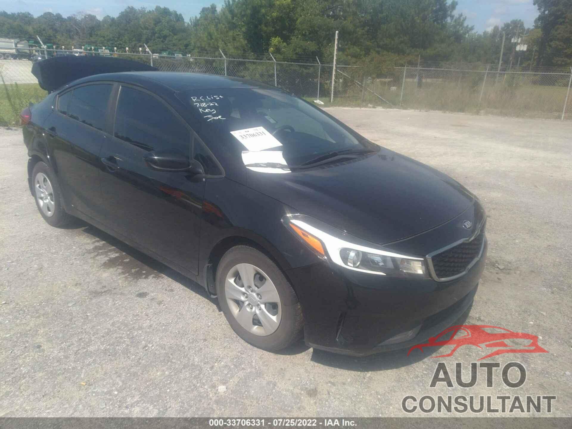 KIA FORTE 2018 - 3KPFK4A70JE260978