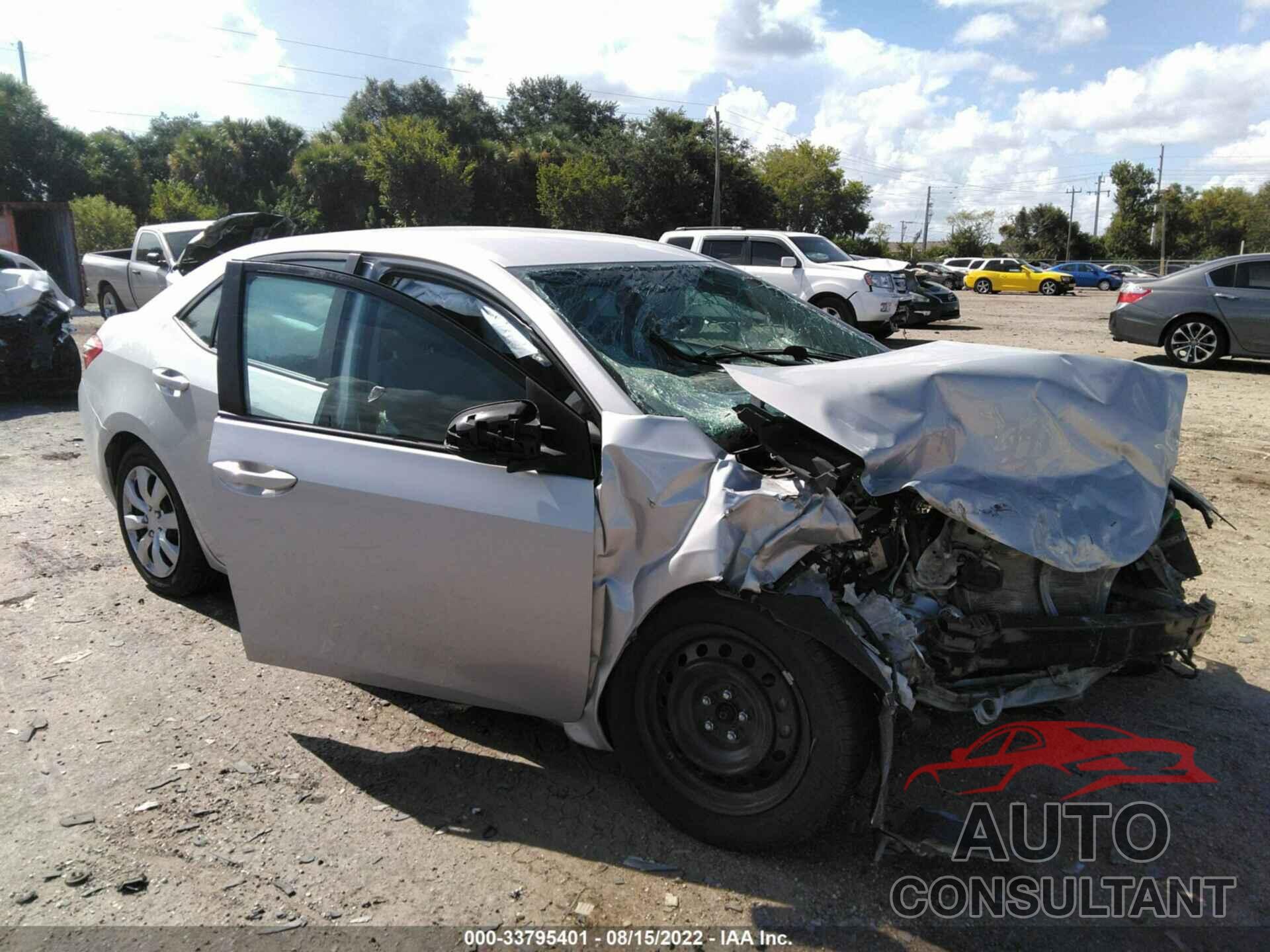 TOYOTA COROLLA 2016 - 2T1BURHE4GC605012