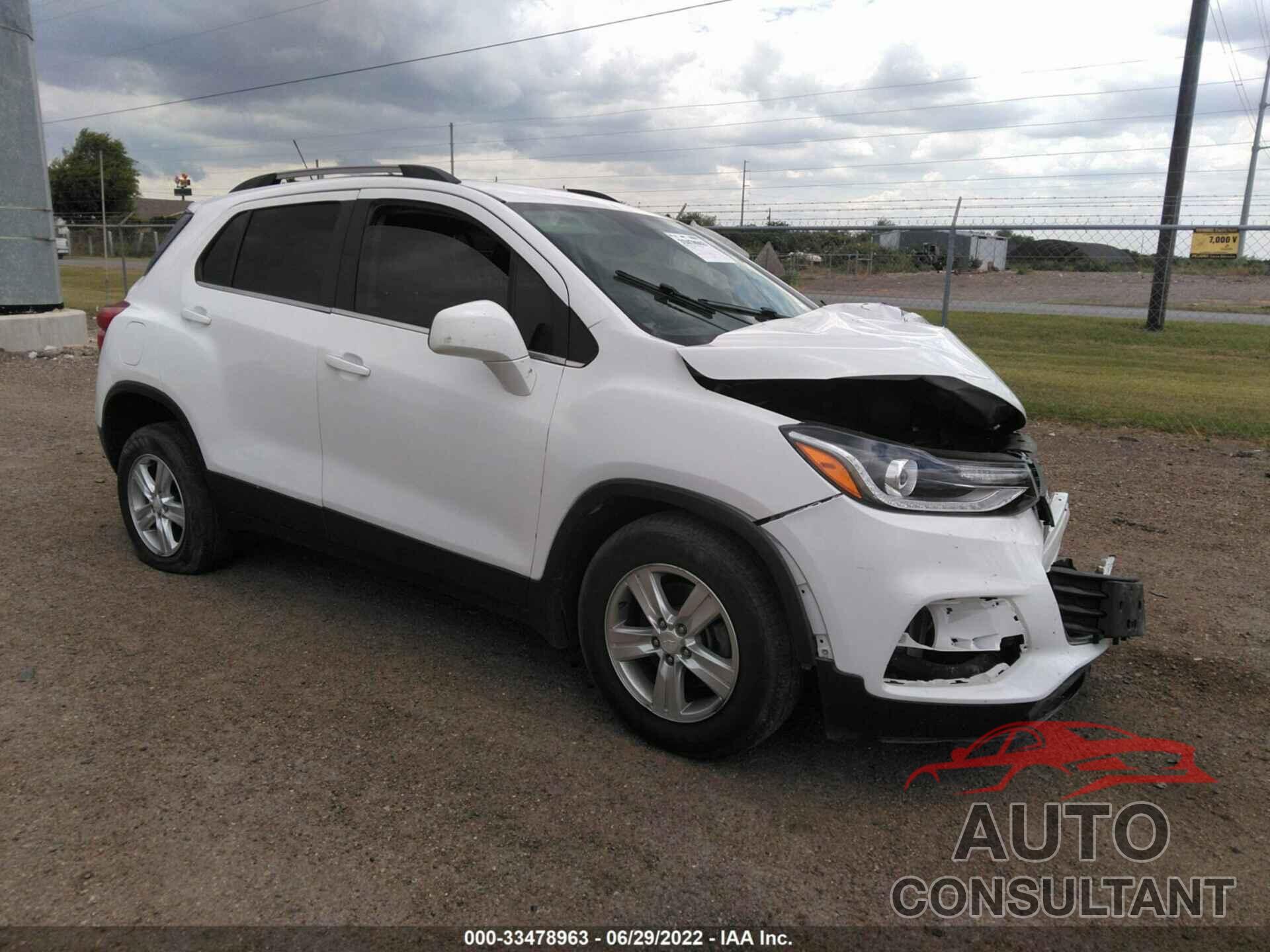 CHEVROLET TRAX 2018 - 3GNCJLSB5JL193610