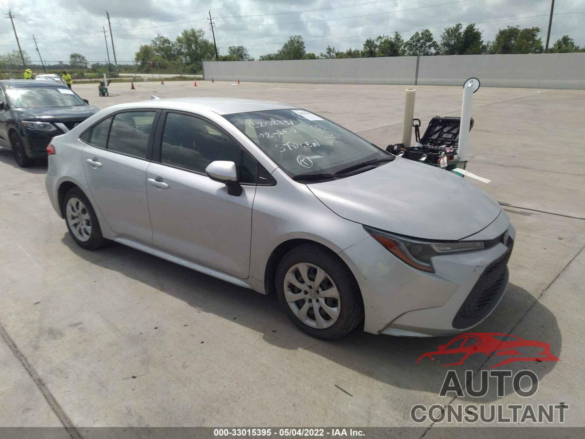 TOYOTA COROLLA 2020 - JTDEPRAE1LJ001785