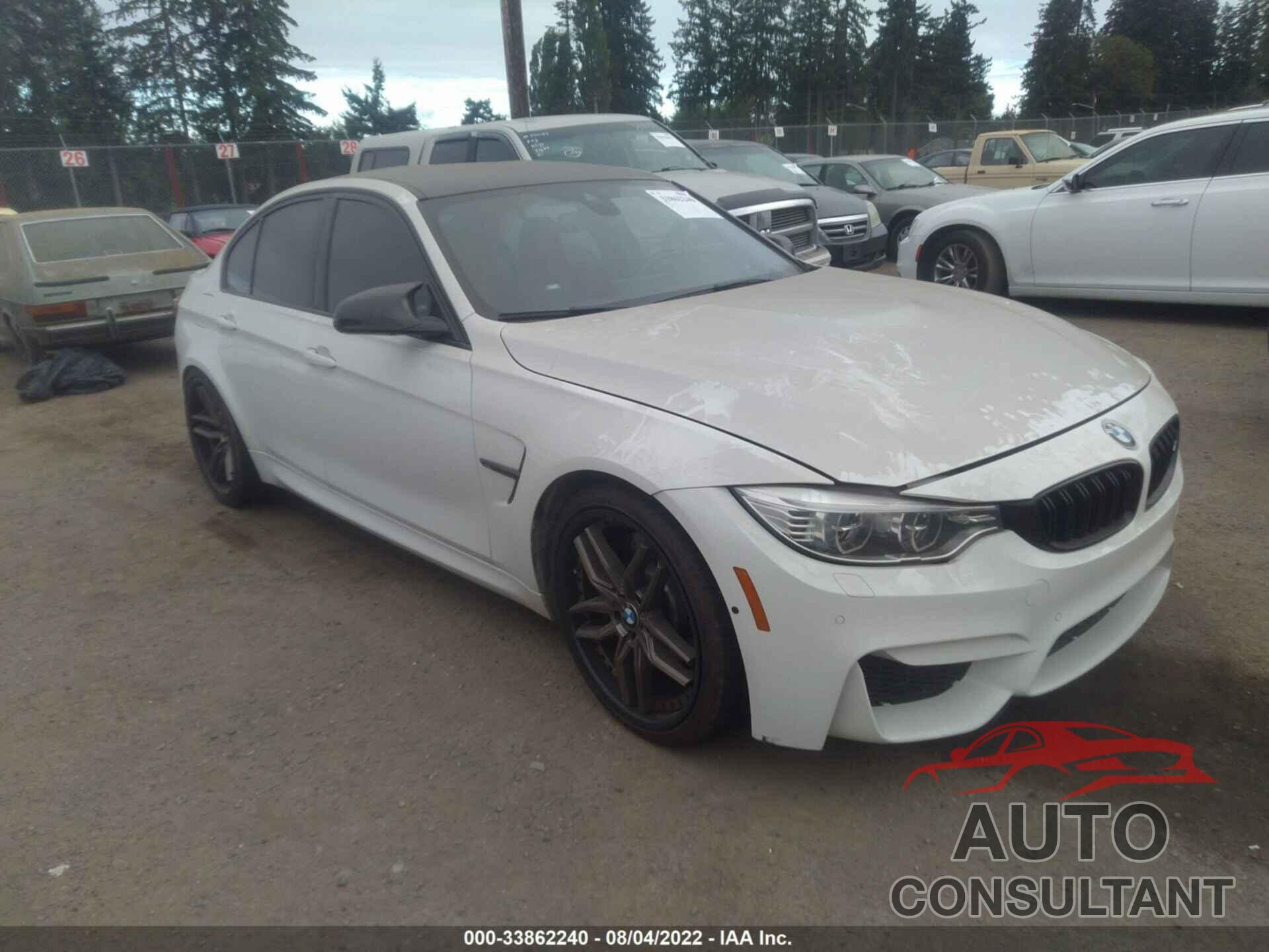 BMW M3 2016 - WBS8M9C59G5E68725