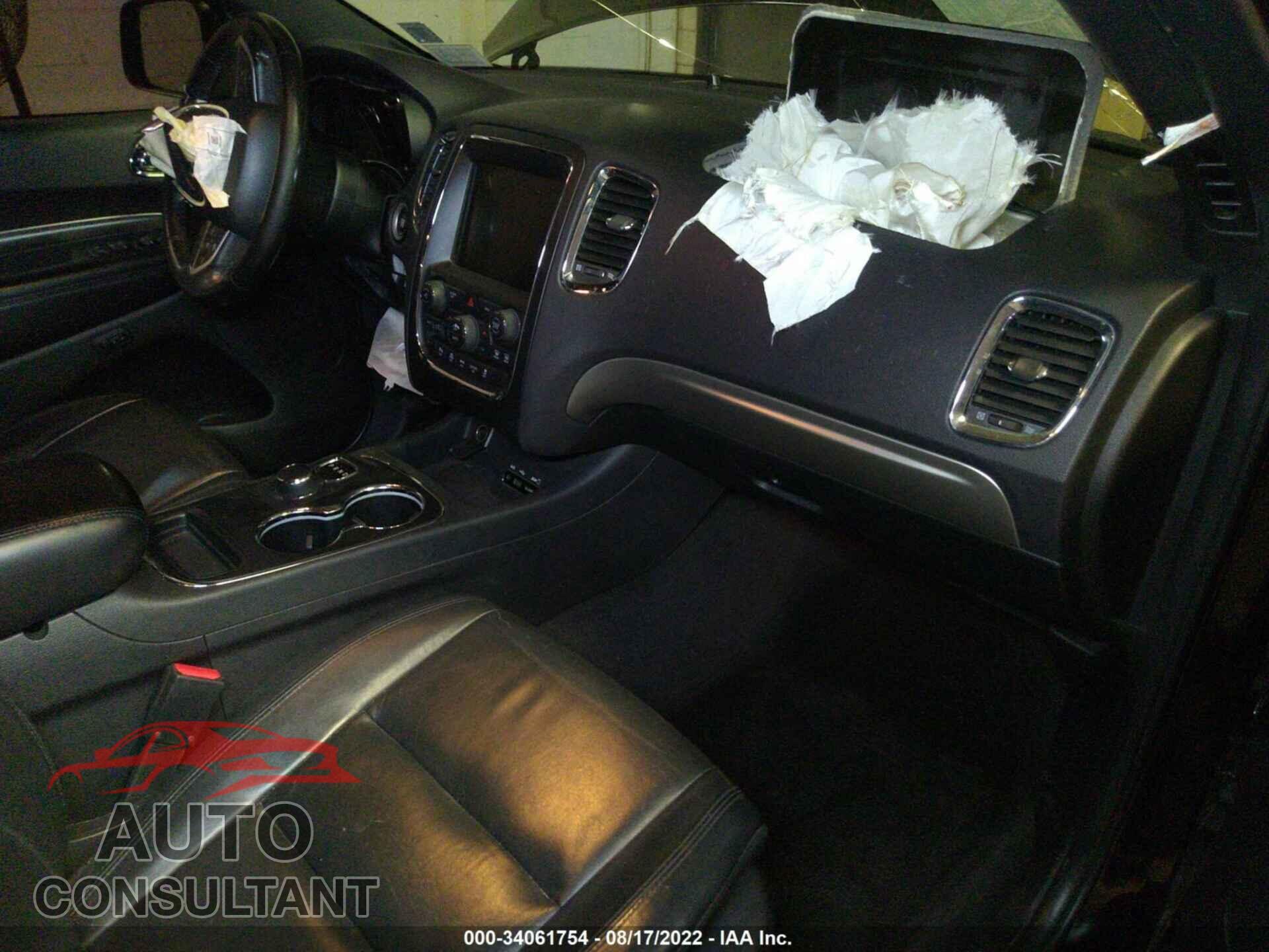 DODGE DURANGO 2017 - 1C4RDJDGXHC816975
