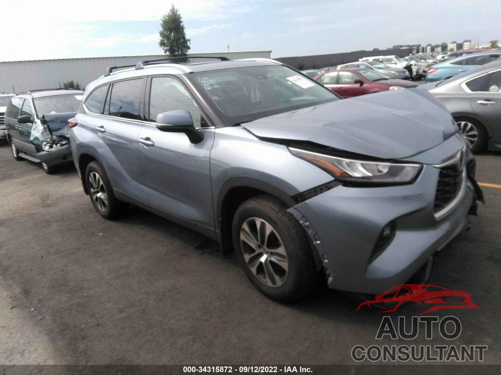 TOYOTA HIGHLANDER 2020 - 5TDHZRAH6LS008901