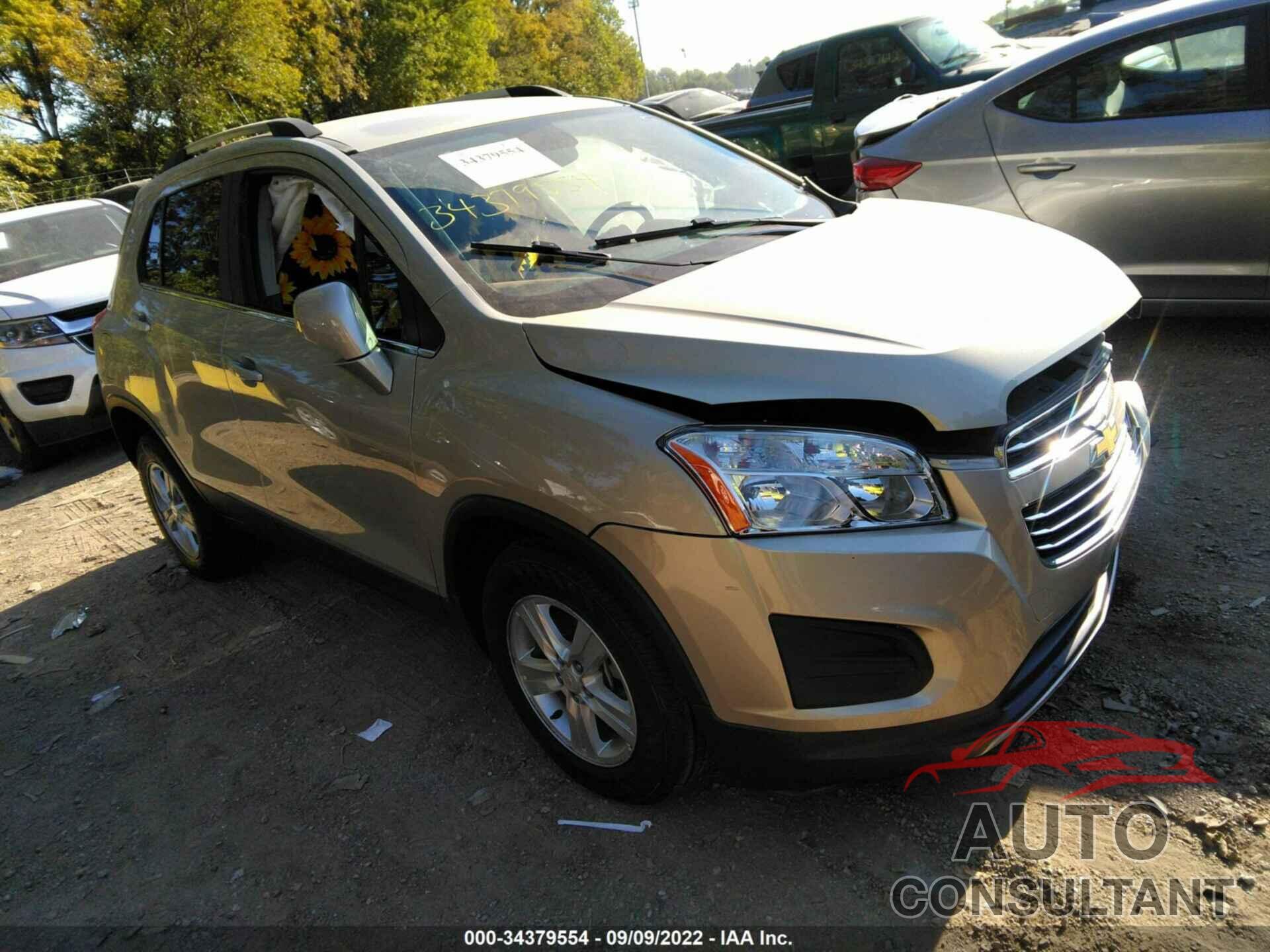 CHEVROLET TRAX 2016 - 3GNCJPSB2GL218141