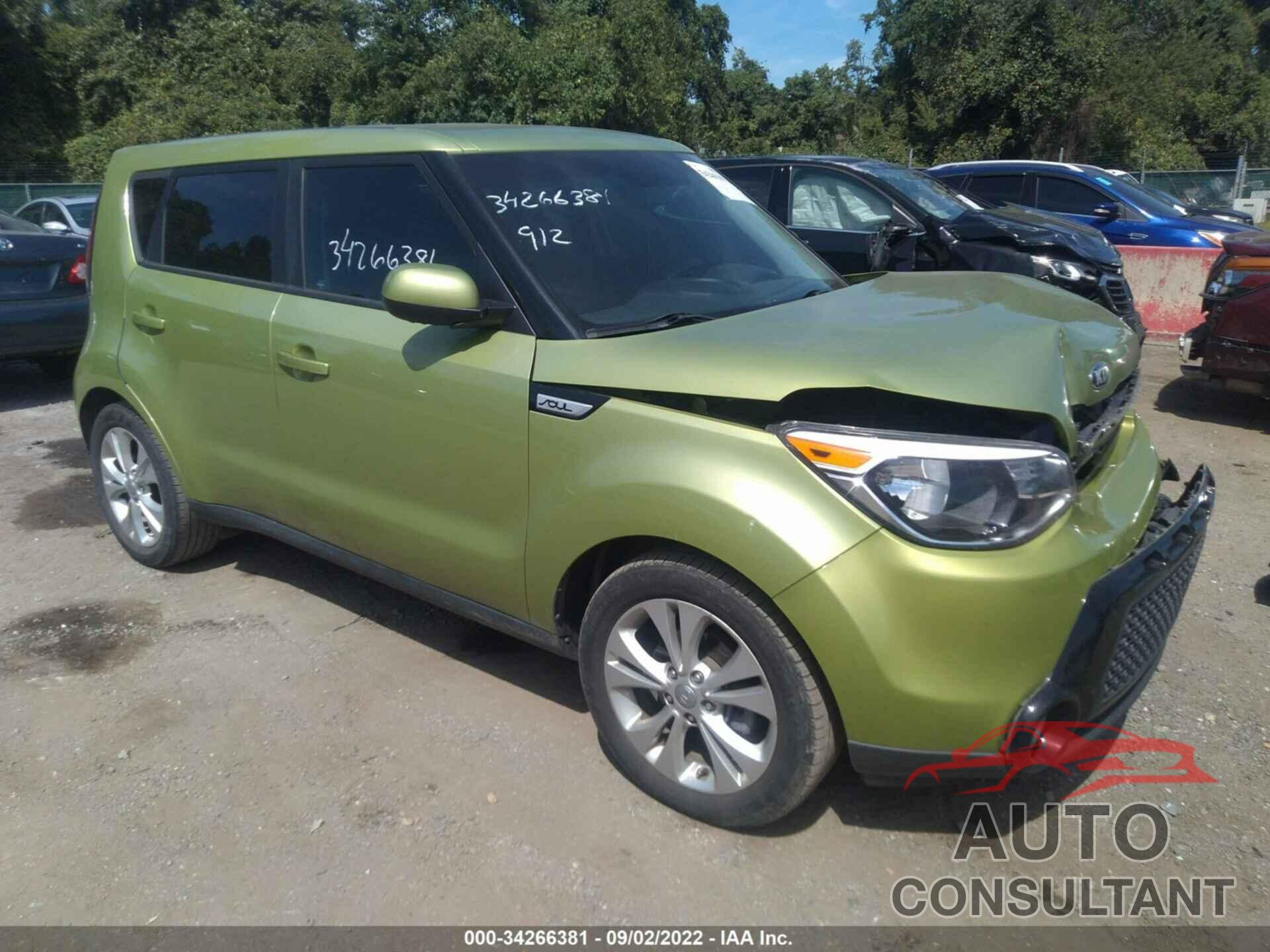 KIA SOUL 2016 - KNDJP3A51G7862415