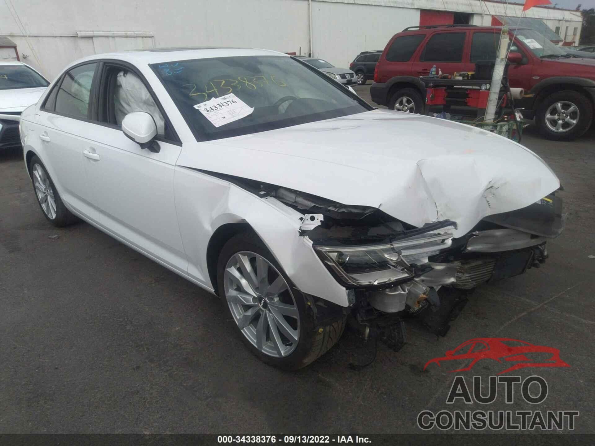 AUDI A4 2017 - WAUANAF41HN028438