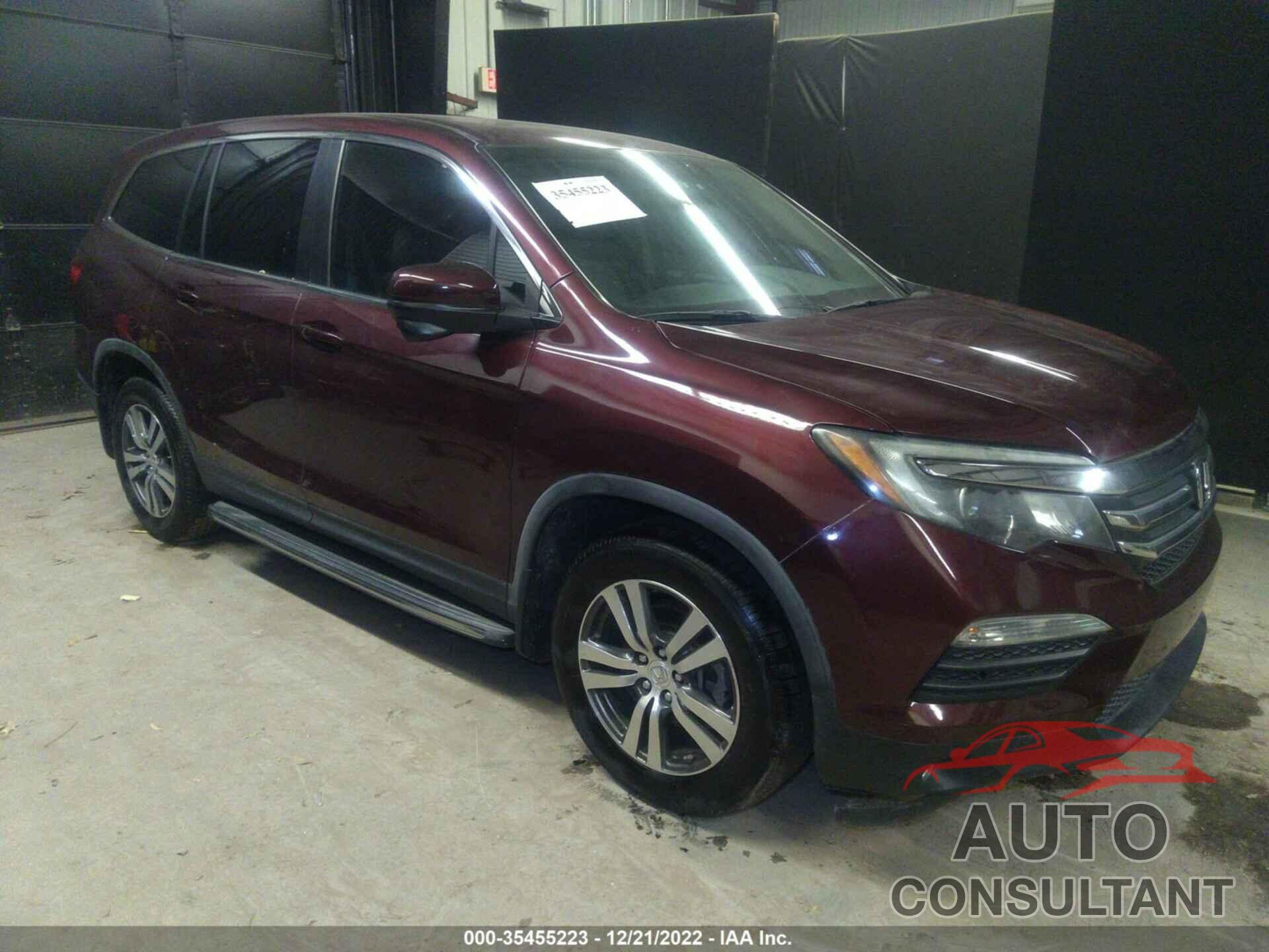 HONDA PILOT 2016 - 5FNYF5H38GB058141