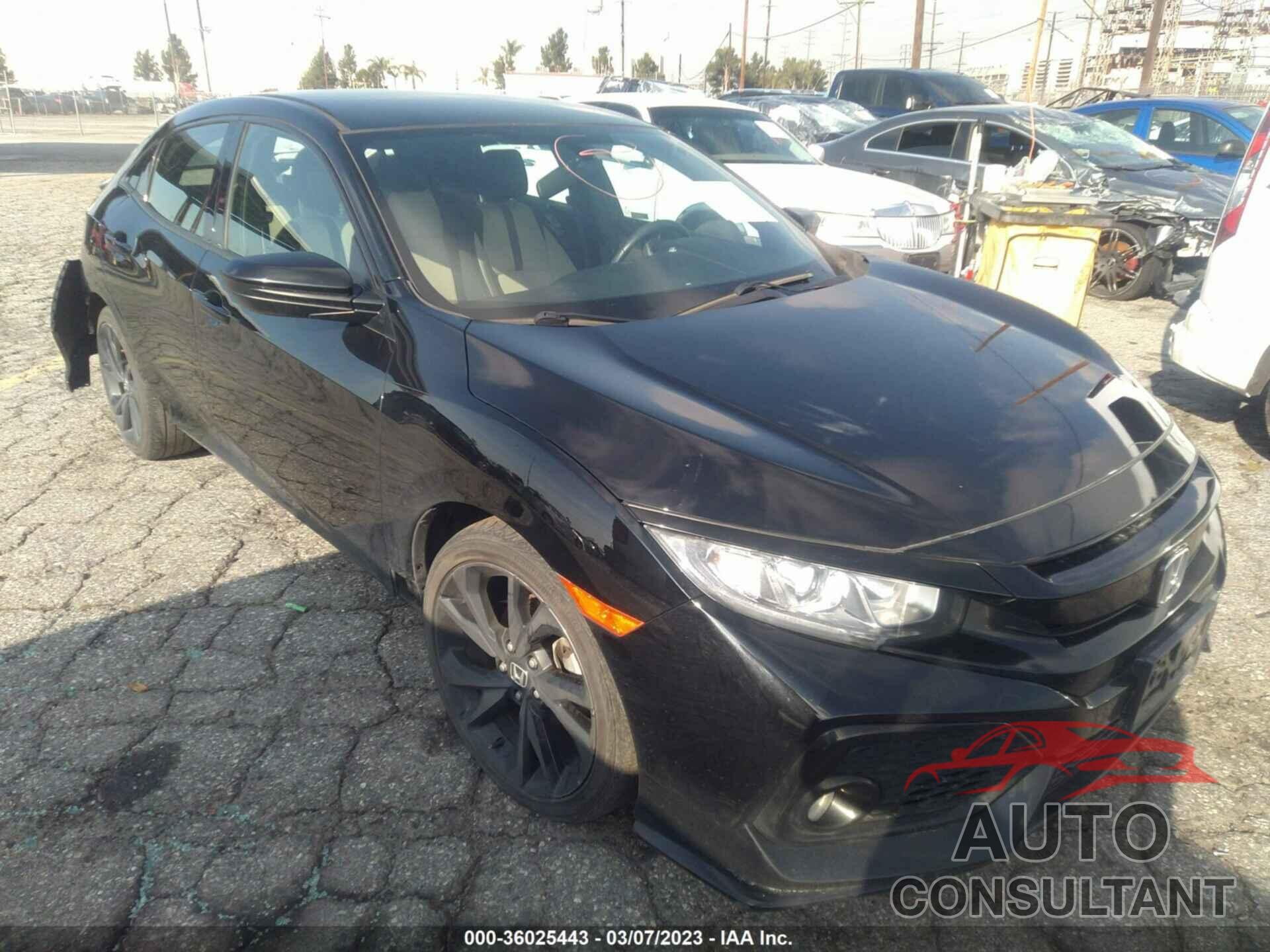 HONDA CIVIC HATCHBACK 2018 - SHHFK7H41JU415477