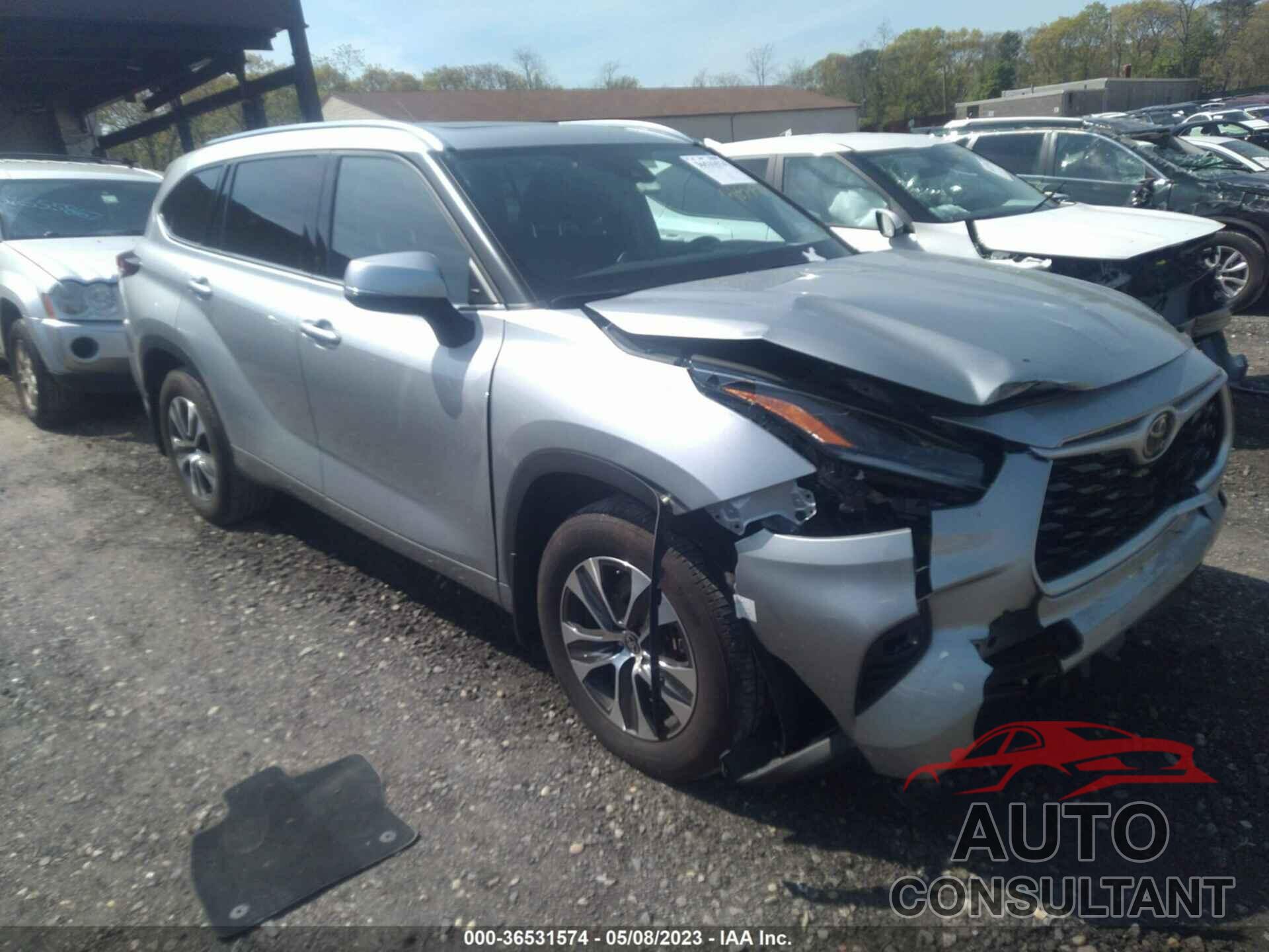 TOYOTA HIGHLANDER 2021 - 5TDGZRBH3MS555586