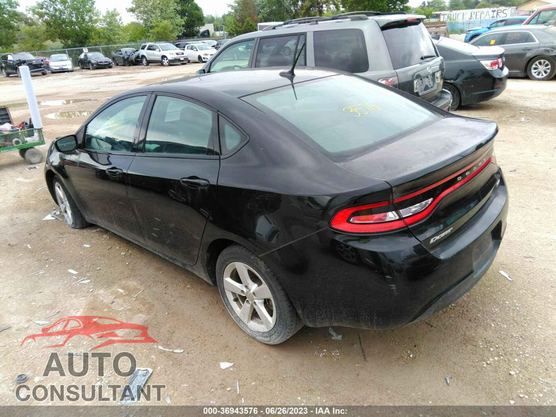 DODGE DART 2015 - 1C3CDFBBXFD238446