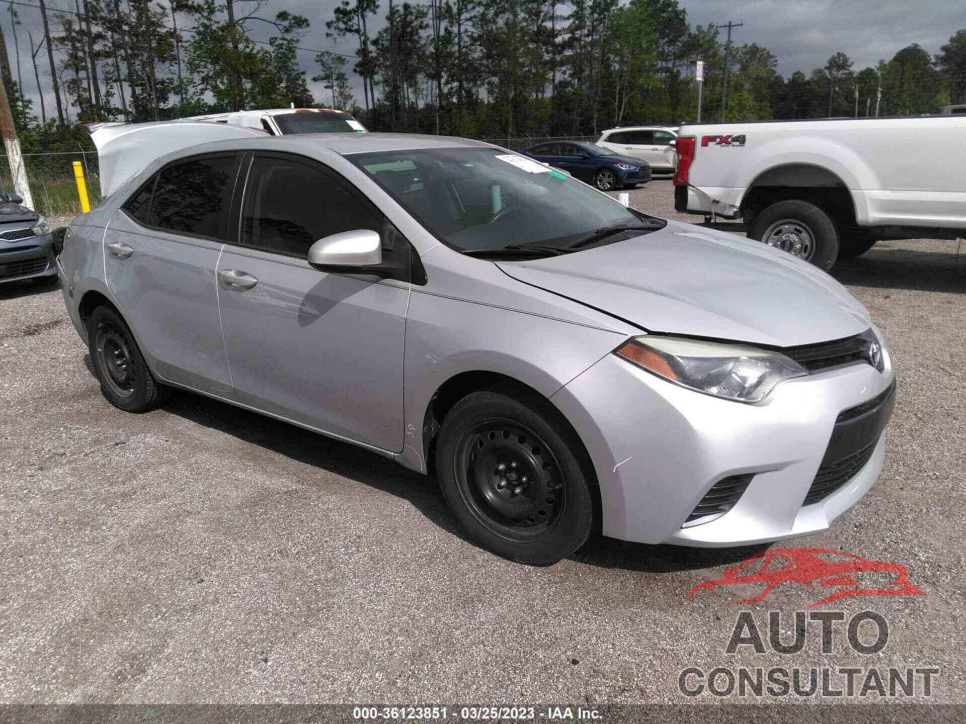 TOYOTA COROLLA 2016 - 2T1BURHE4GC580127