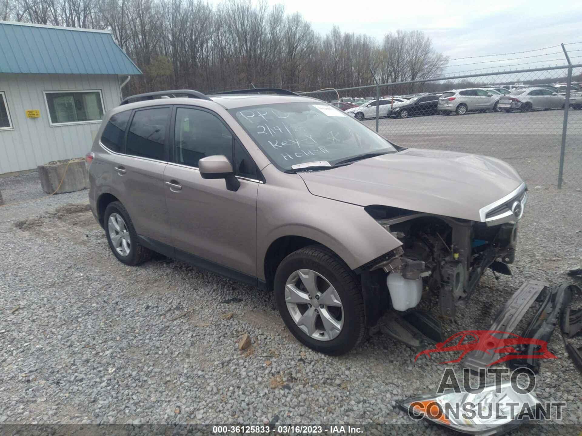 SUBARU FORESTER 2016 - JF2SJAHC2GH548668