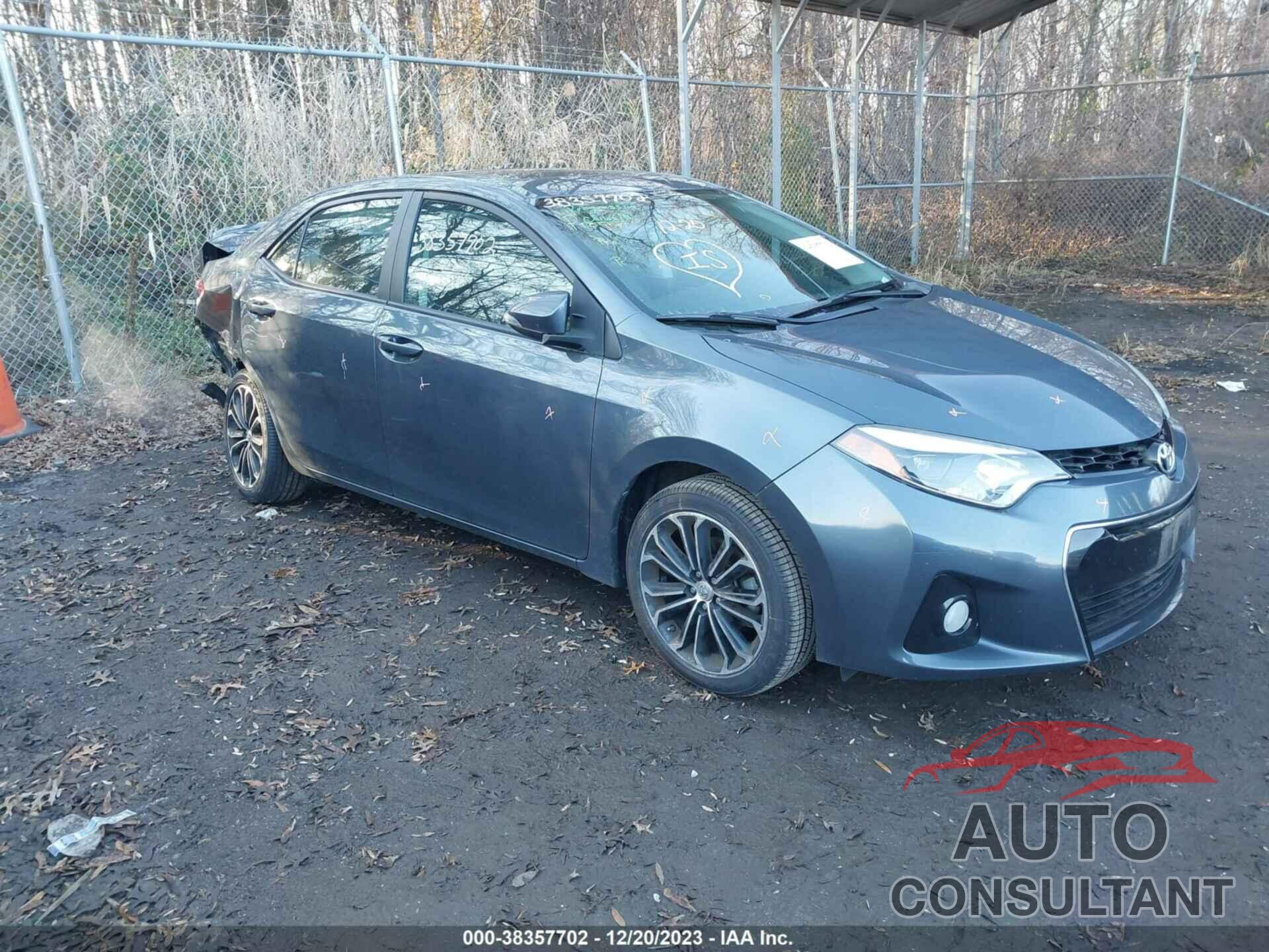 TOYOTA COROLLA 2016 - 2T1BURHE1GC503392