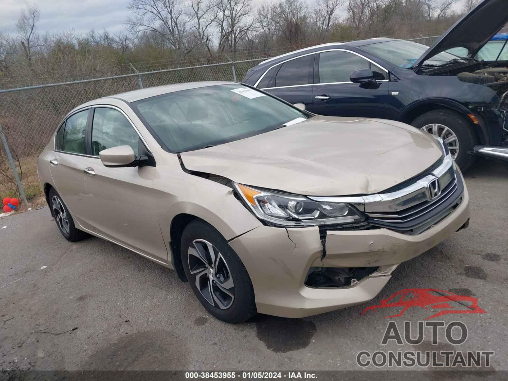 HONDA ACCORD 2016 - 1HGCR2F39GA053995